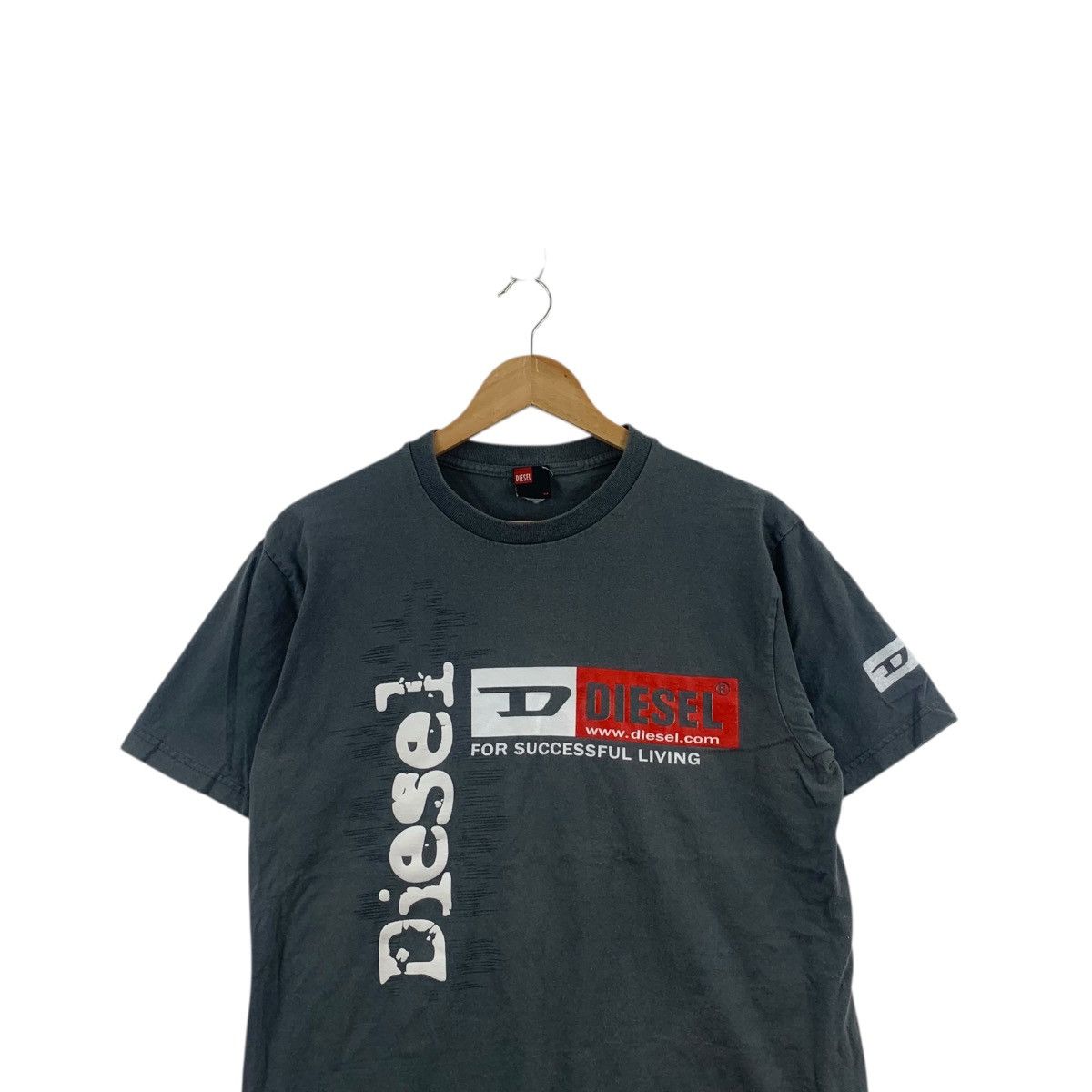 Diesel Vintage DIESEL ITALY Successful Living Edition Tee Shirt Top Size US M / EU 48-50 / 2 - 2 Thumbnail