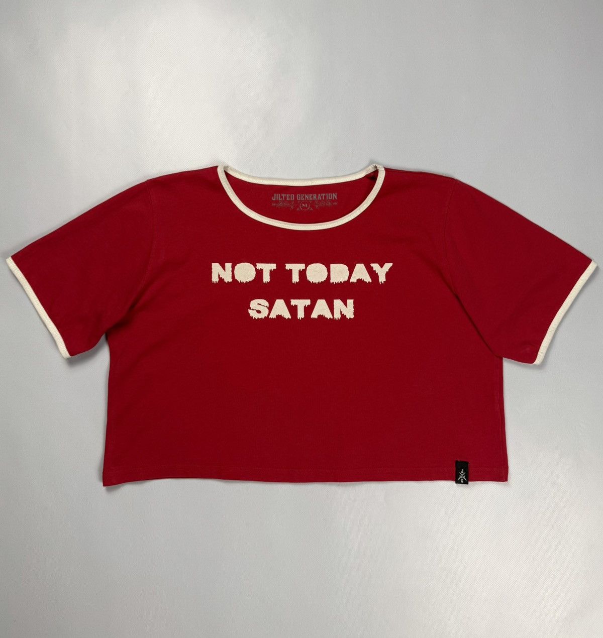 Other Vintage Not Today Satan Humor Adult T-Shirt Y2K Size M / US 6-8 / IT 42-44 - 1 Thumbnail