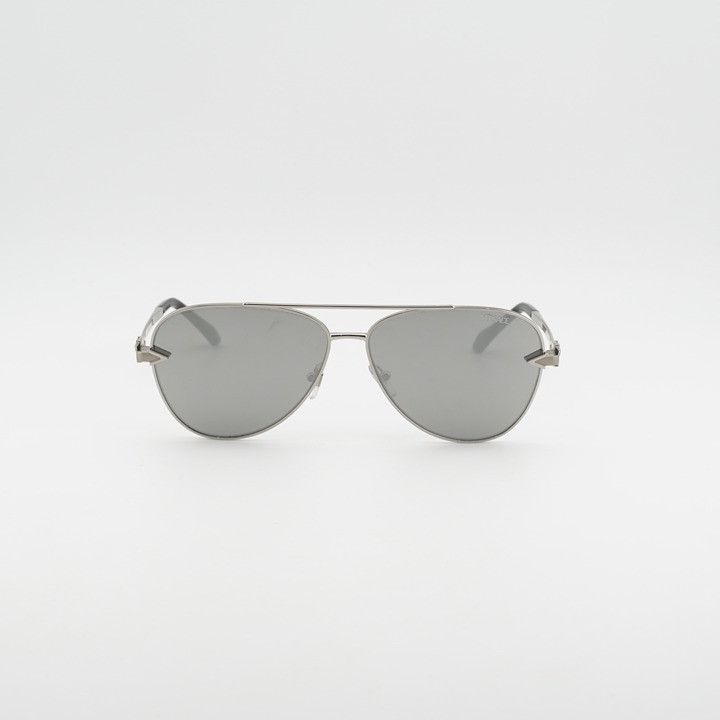 Versace Versace VE2283 10006G Sunglasses Silver Aviator Frame Size ONE SIZE - 5 Thumbnail