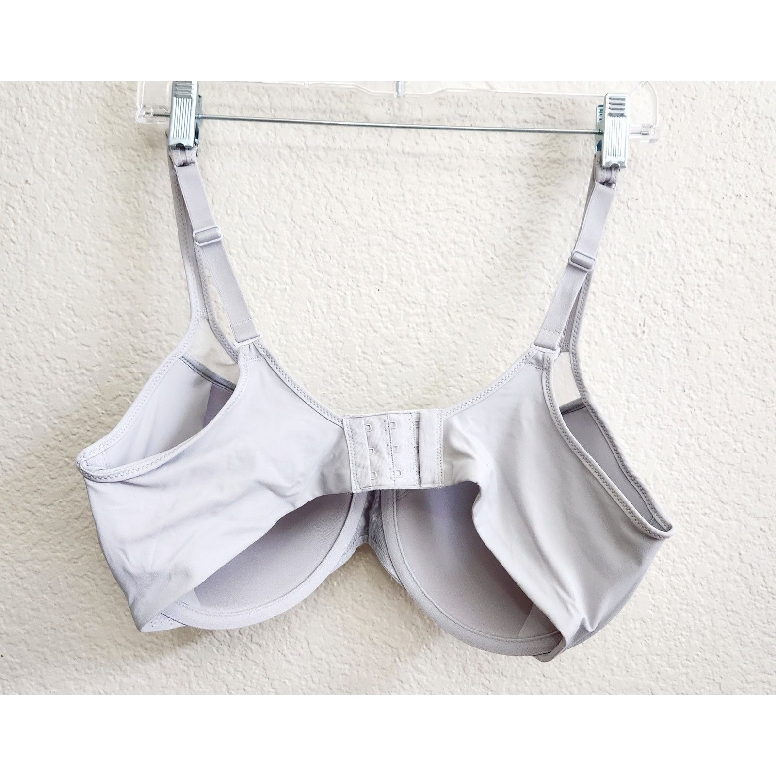 Other Bali Light Gray Underwire Bra 40C Netting With Rhinestone Size S / US 4 / IT 40 - 2 Thumbnail