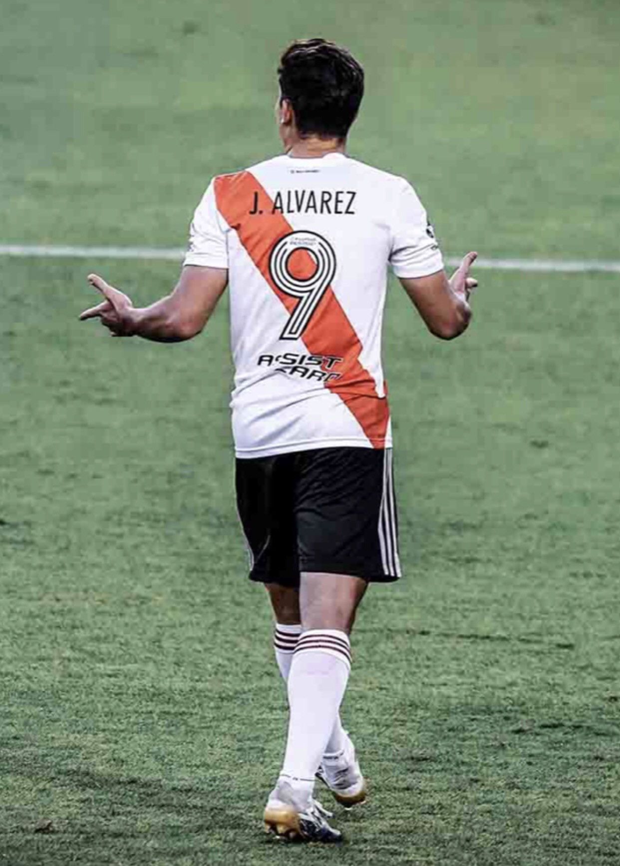 Adidas River plate 20/21 home shirt #9 J.Alvarez (Bnwt) Size US S / EU 44-46 / 1 - 12 Thumbnail