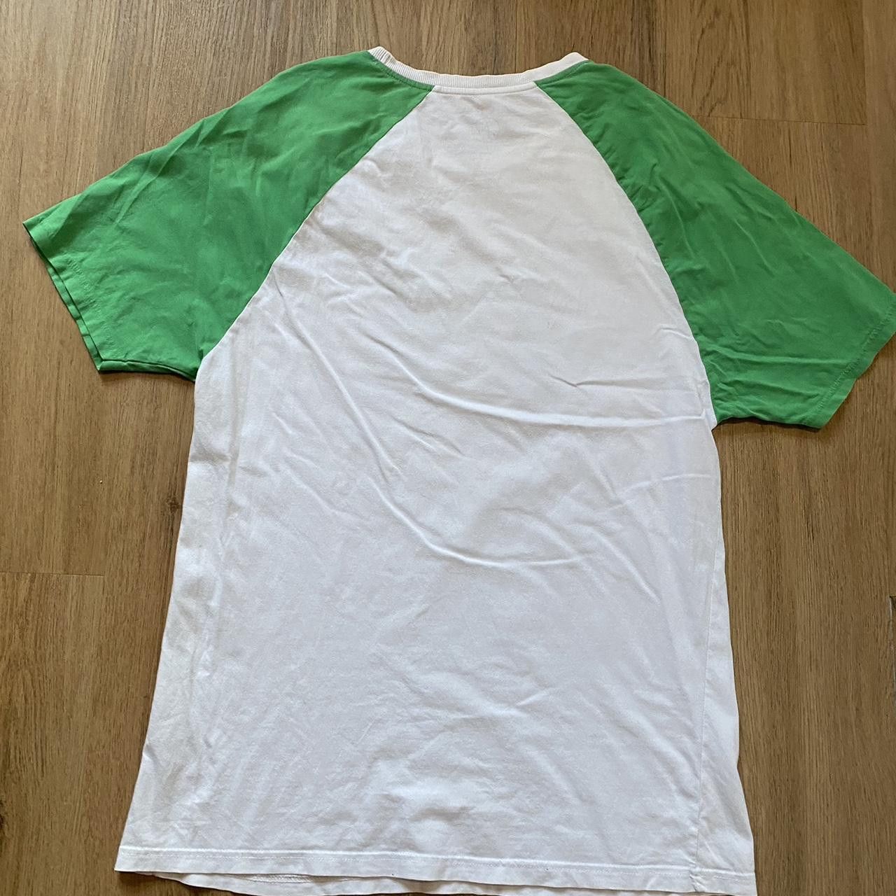 Zara 7UP green and white baseball tee Vintage y2k Size US L / EU 52-54 / 3 - 3 Thumbnail