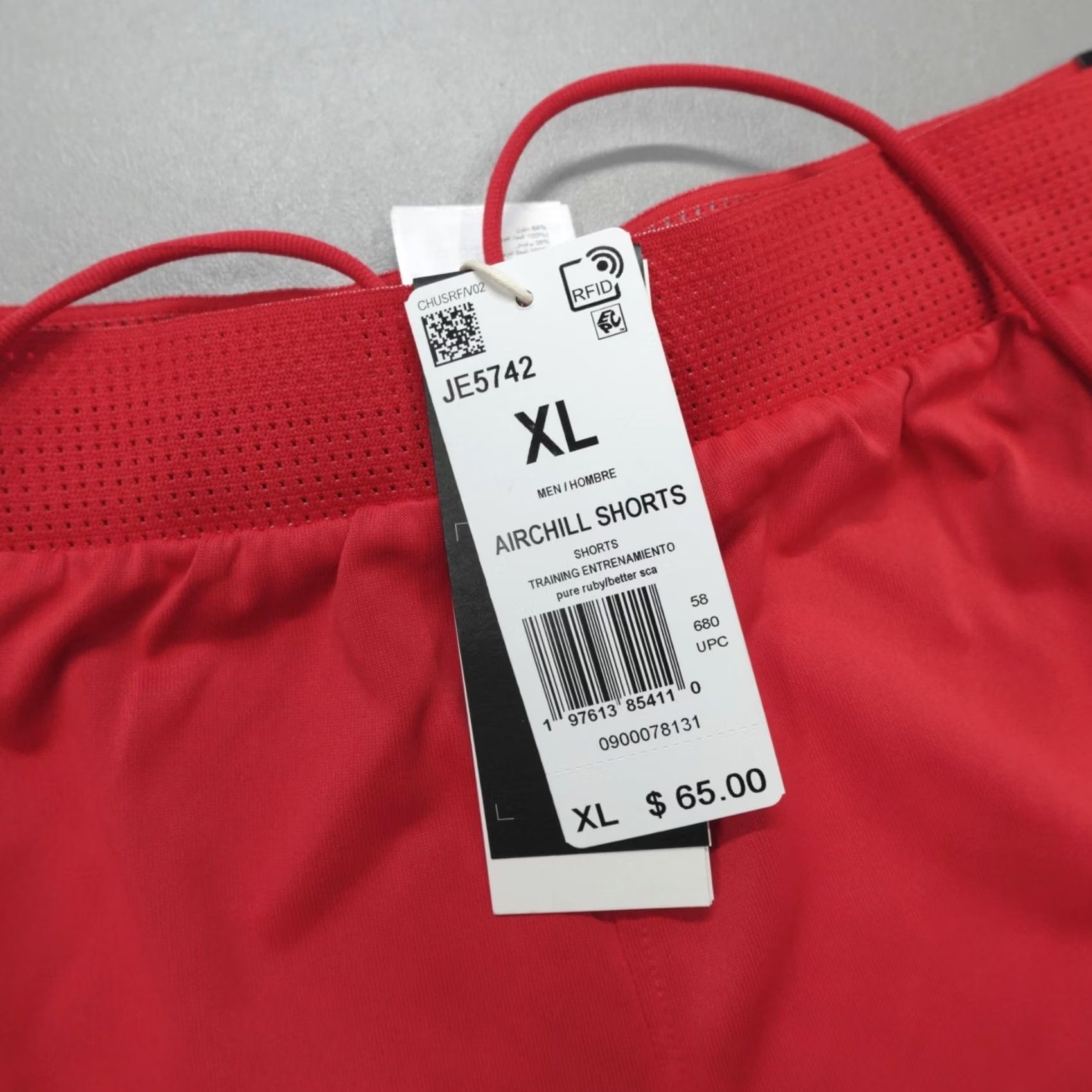 Adidas Adidas AirChill Training Shorts Running Performance Men's XL Red JE5742 Size US 36 / EU 52 - 5 Thumbnail
