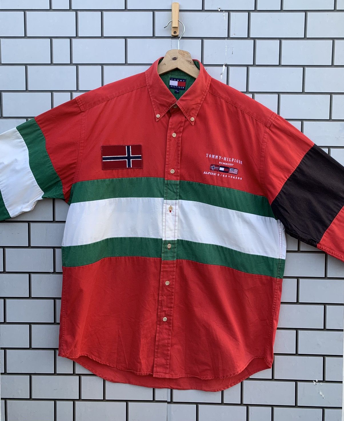 Tommy Hilfiger Vintage Tommy Hilfiger Button Ups Shirts Multicolour Size US M / EU 48-50 / 2 - 2 Thumbnail