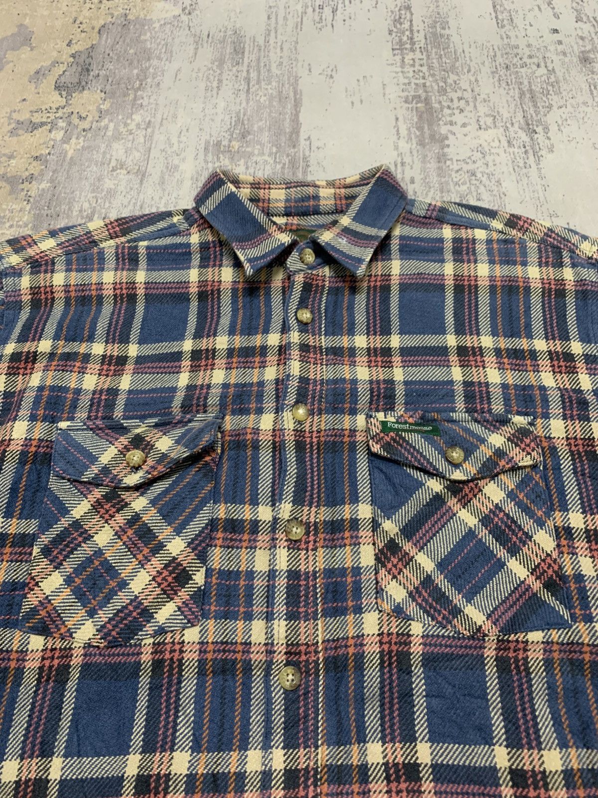 Flannel VINTAGE FORESTMESSE JAPAN NATIVE SCENE PLAID FLANNEL M Size US M / EU 48-50 / 2 - 2 Thumbnail