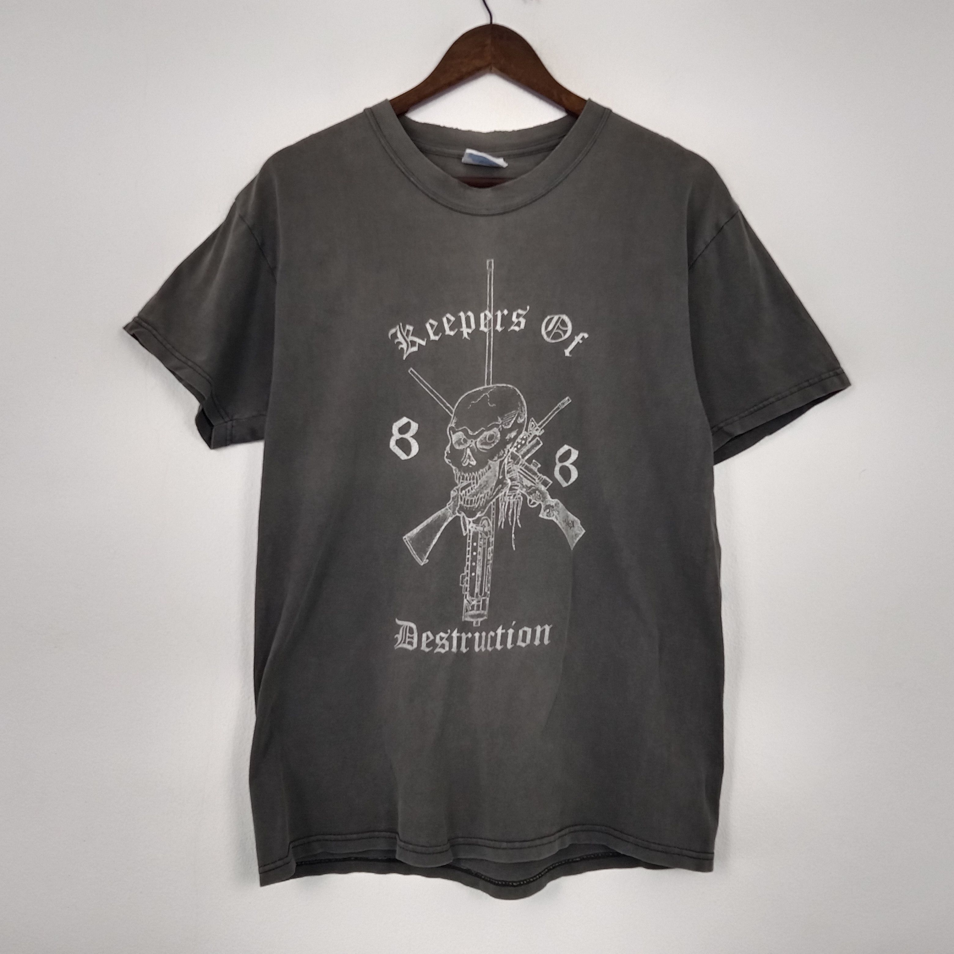 Band Tees × Vintage Vintage 88tees Keepers Of Destruction Tshirt Size US M / EU 48-50 / 2 - 1 Thumbnail