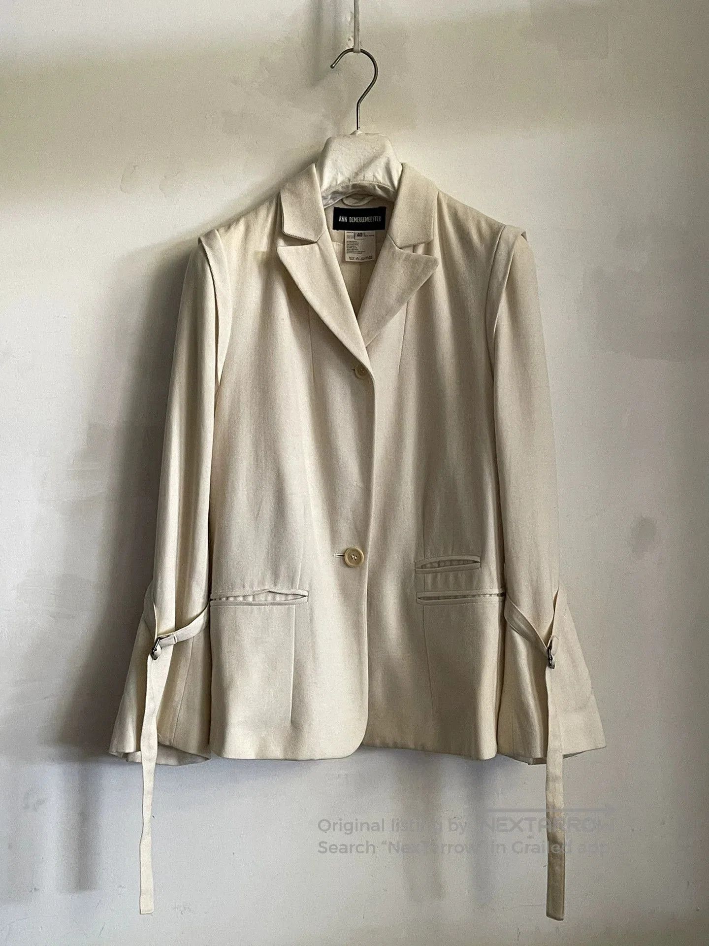 Ann Demeulemeester Ann Demeulemeester 07AW Wool Blazer. Size S / US 4 / IT 40 - 3 Thumbnail