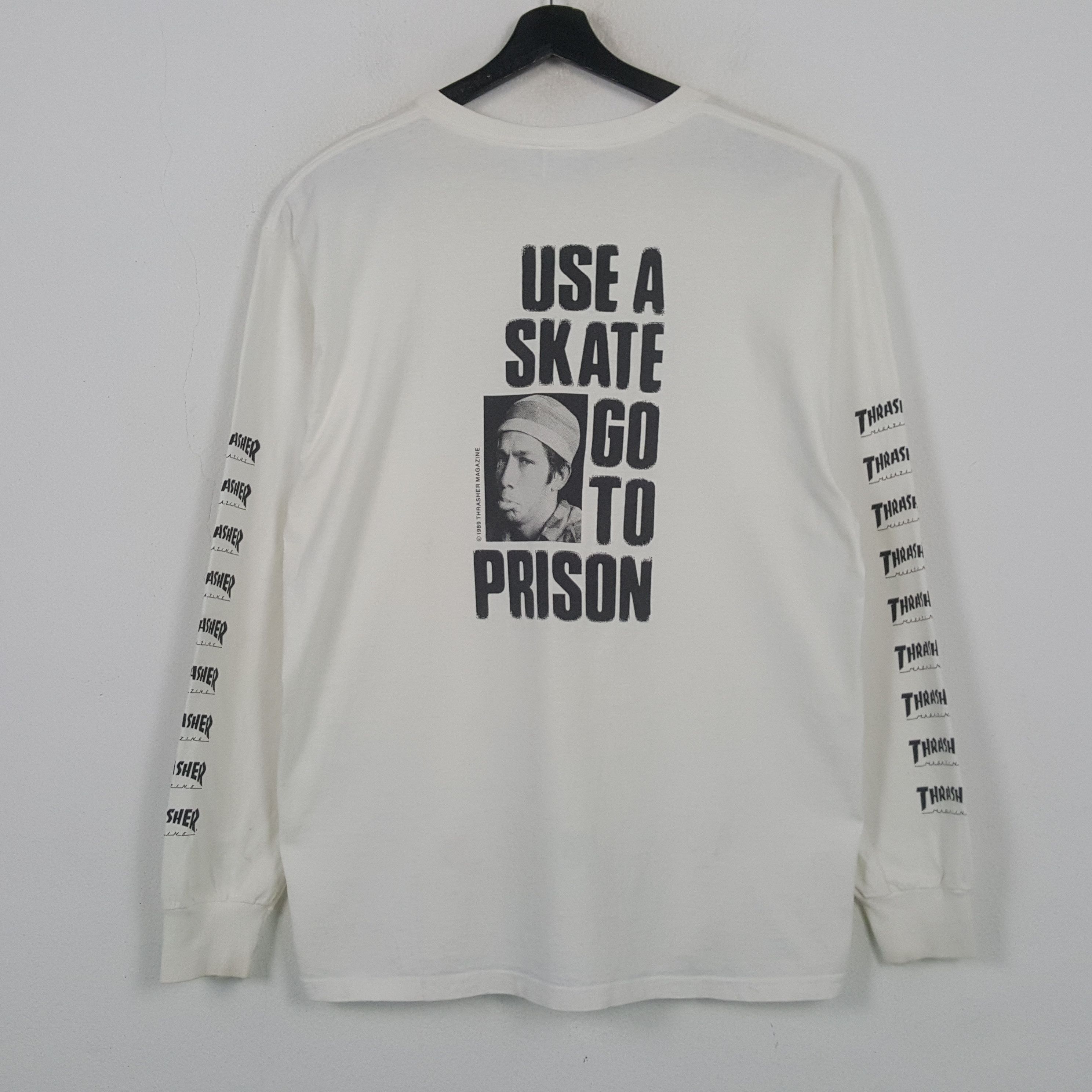 Thrasher Thrasher Skateboard Style Rare Tshirt 32 Size US L / EU 52-54 / 3 - 1 Thumbnail