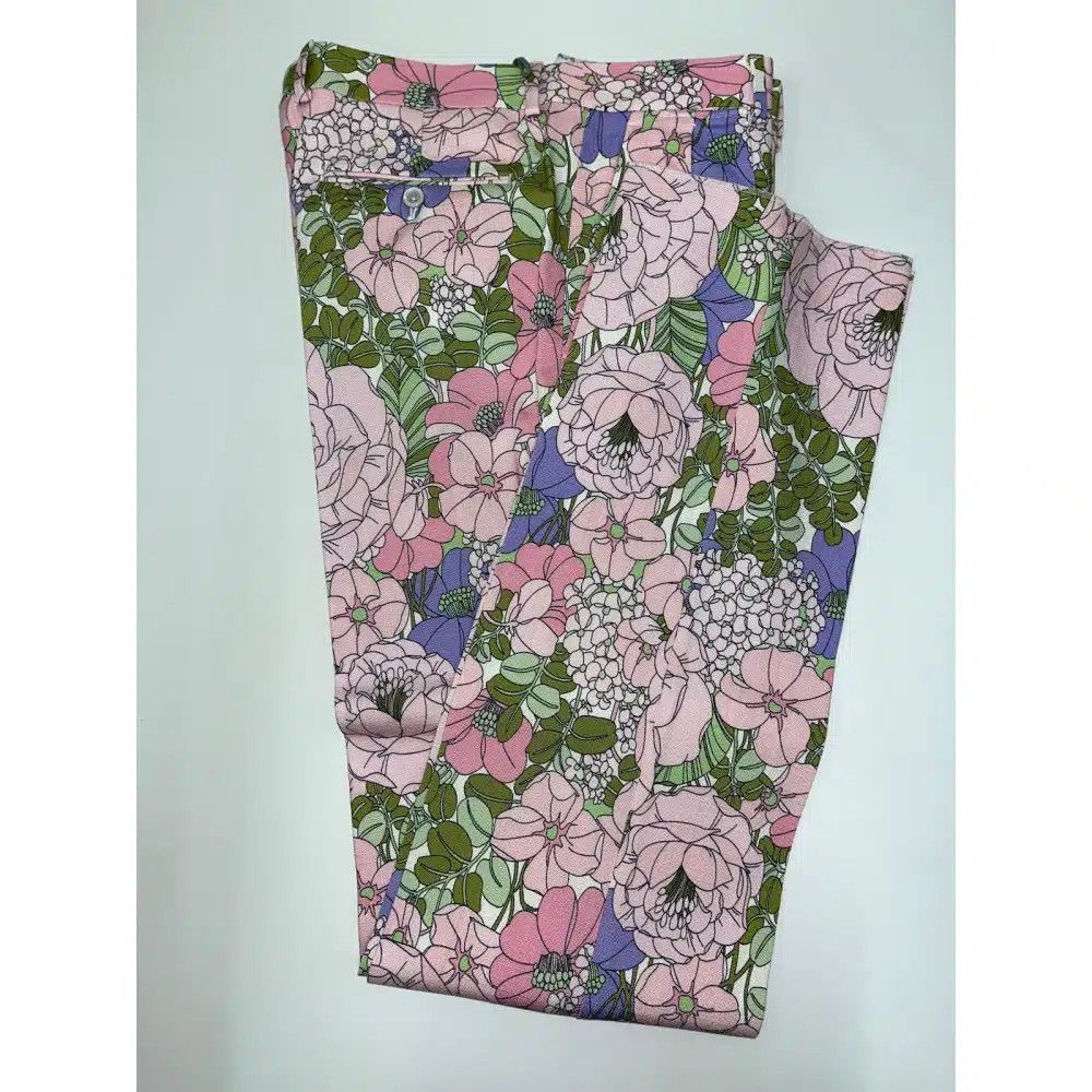 Tom Ford o1sndg0825 759F42 Flower Classic Pant in Multicolor Size US 34 / EU 50 - 2 Thumbnail