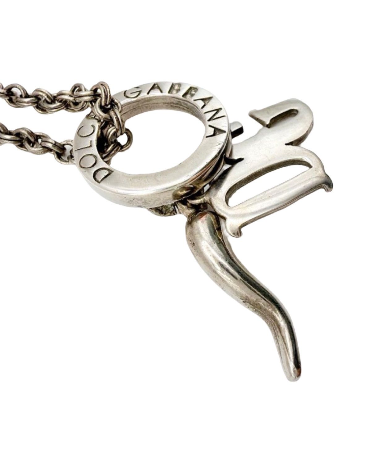 Dolce & Gabbana Ring Corno Multi Charm Necklace Size ONE SIZE - 3 Thumbnail