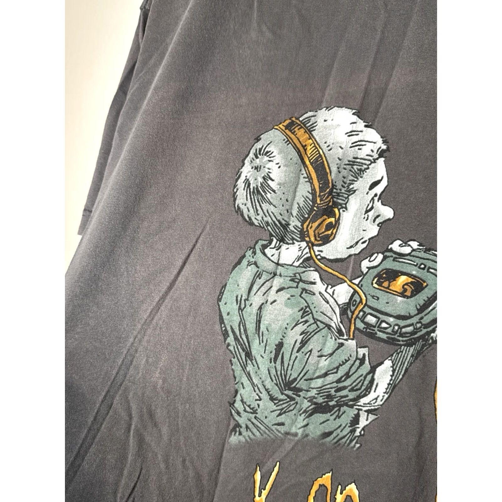 Vintage VINTAGE Giant Korn Follow the Leader T Shirt 1999 XL Gray Cotton Crew Neck Short Sleeve Men Tee XL 90s Band Tour Two Sided Front Back Printed US Made Size US XL / EU 56 / 4 - 2 Thumbnail