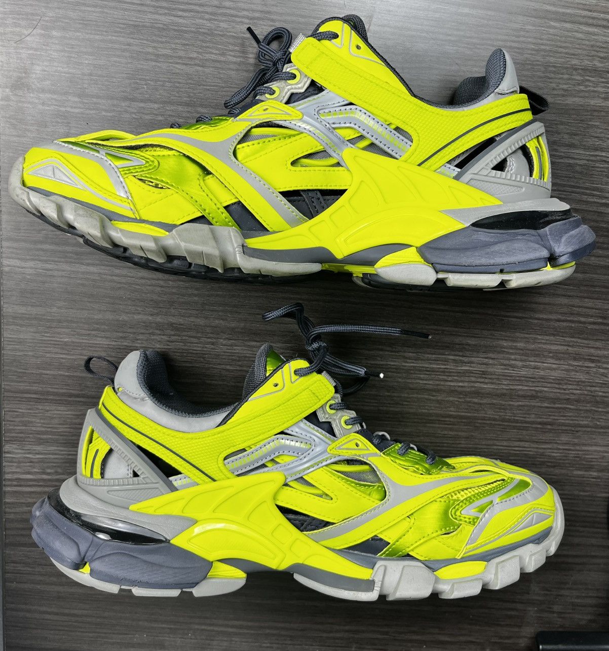 Balenciaga Balenciaga Track.2 Open Sneaker Yellow/ Grey EU 42 Size US 9 / EU 42 - 2 Thumbnail