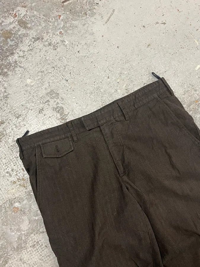 Prada AW2007 Prada Dark Brown Wool Tailored Pants Size US 34 / EU 50 - 5 Thumbnail