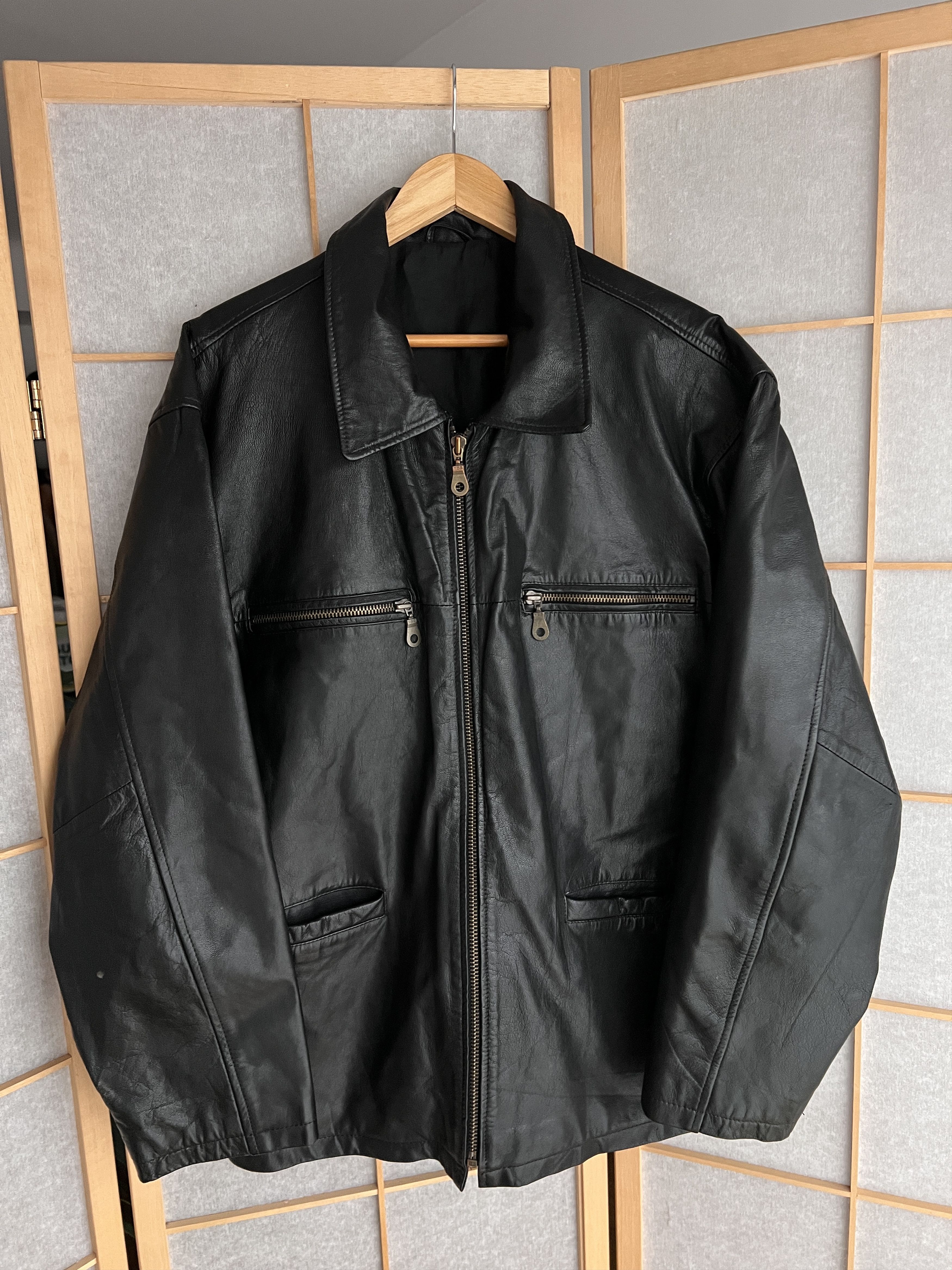 If Six Was Nine Japanese shine leather jacket 2000s rick owens kapital style Size US L / EU 52-54 / 3 - 3 Thumbnail