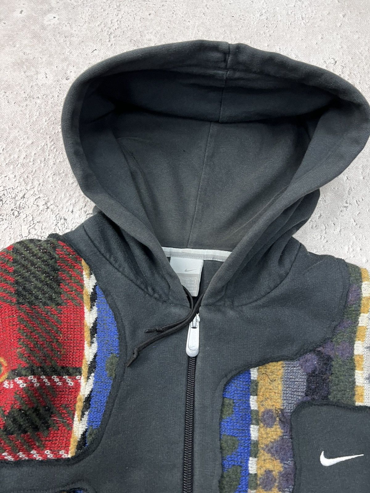 Nike VINTAGE REWORKED Y2K Nike Boxy ZIP UP hoodie SWEATSHIRT Size US L / EU 52-54 / 3 - 4 Thumbnail