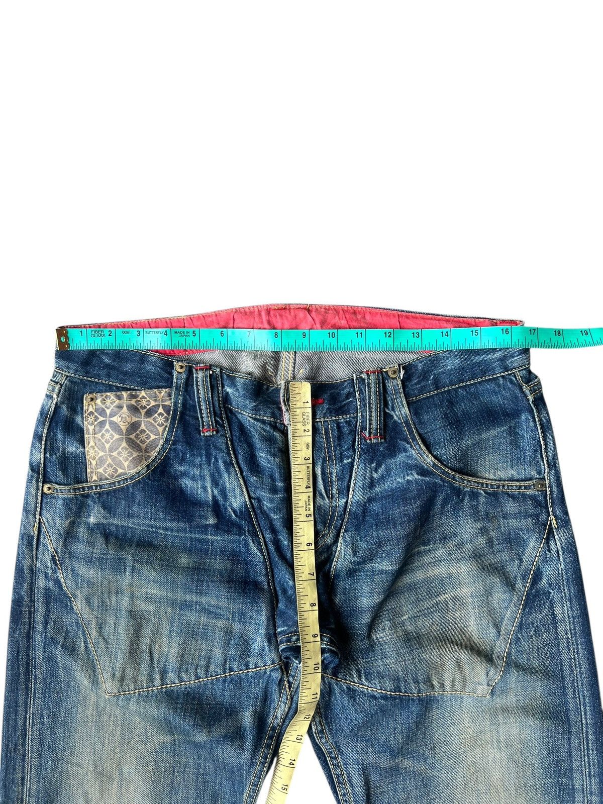 Eternal ETERNAL Japan Distressed Aging Mud Denim Jeans Size US 32 / EU 48 - 4 Thumbnail