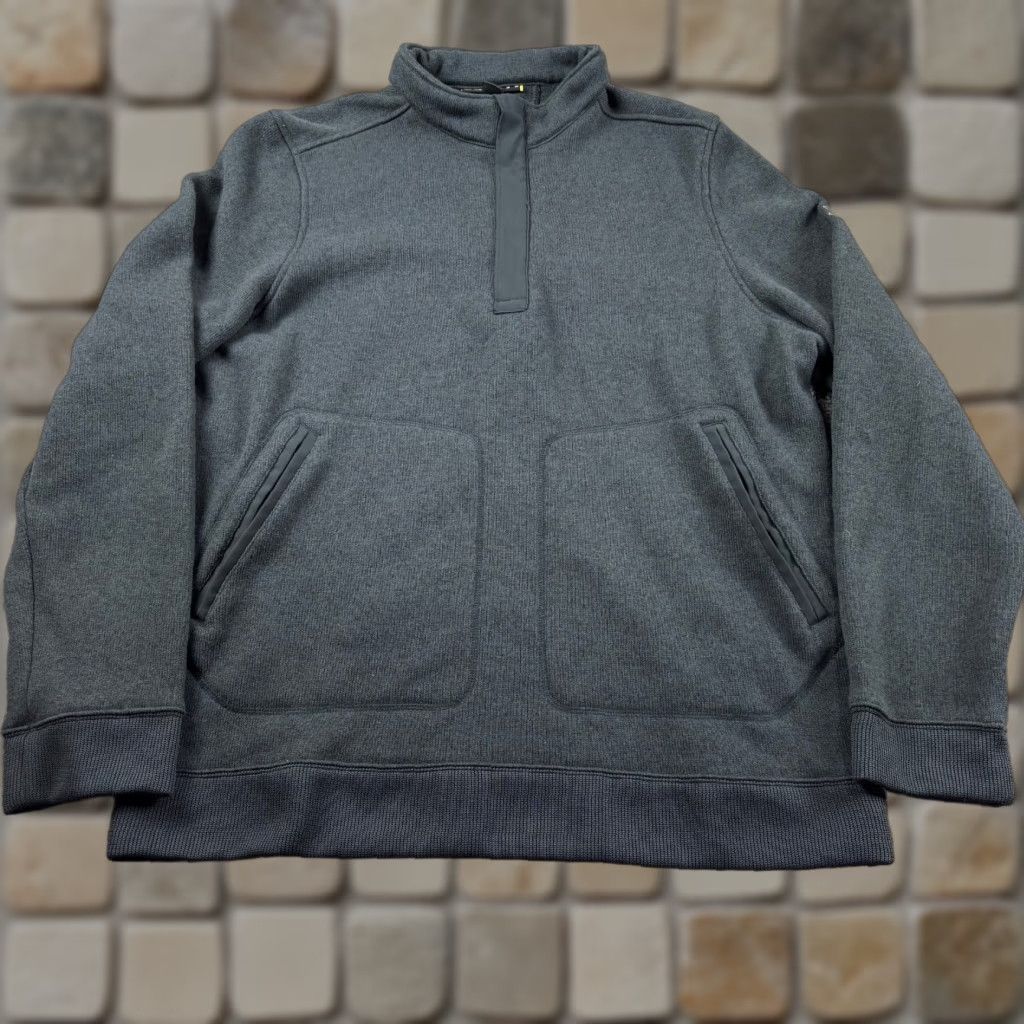 Under Armour Under Armour Elevate 1/4 Zip Sweater Mens XL Graphite Gray Pockets Outdoor Size US XL / EU 56 / 4 - 1 Thumbnail