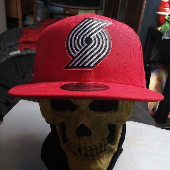 NBA × New Era New Era Portland Trailblazers Snap Back Hat Cap Size ONE SIZE - 1 Thumbnail