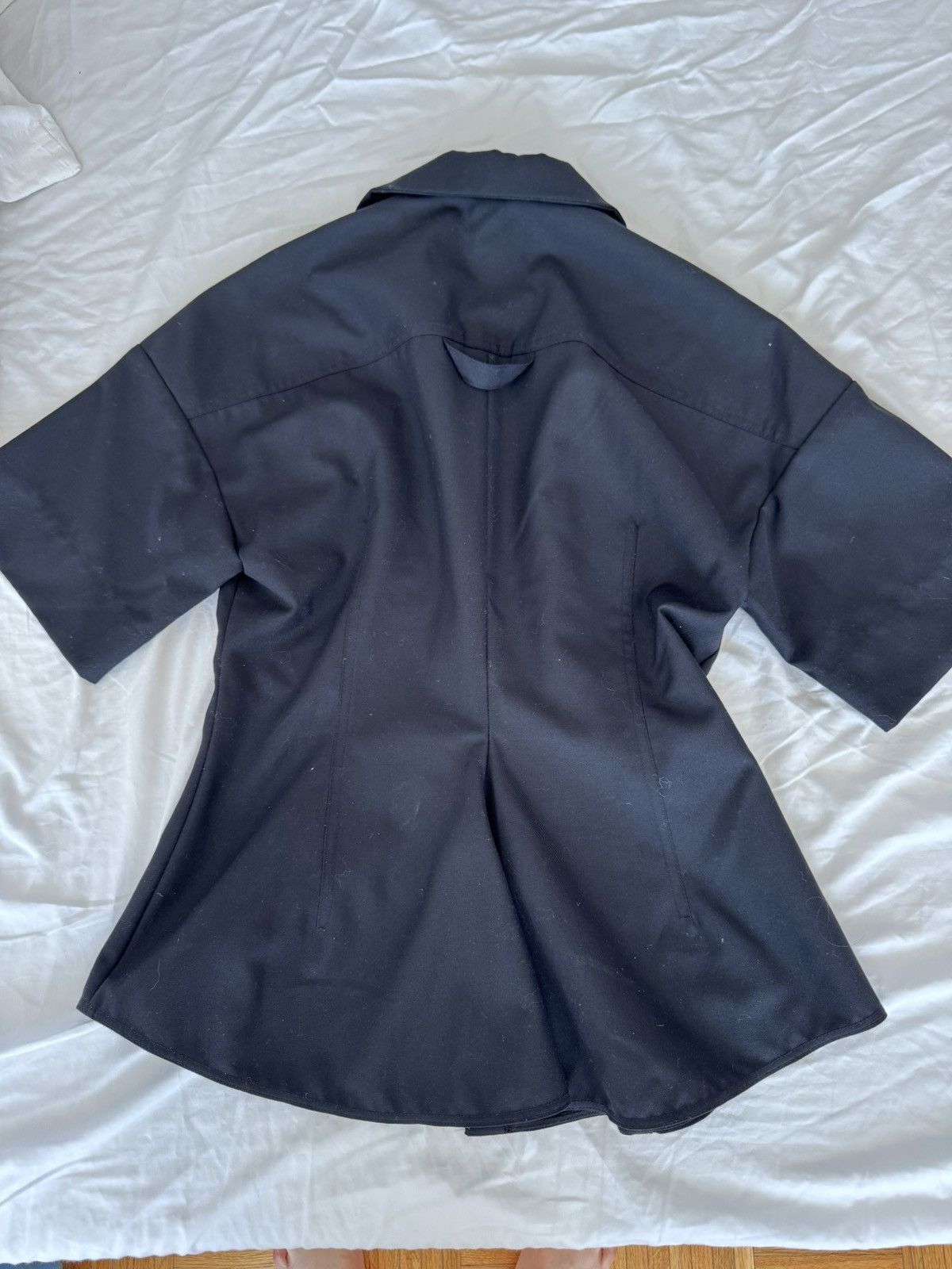 3.1 Phillip Lim 3.1 Phillip Lim Short Sleeve Fitted Waist Shirt Blazer Size S / US 4 / IT 40 - 3 Thumbnail