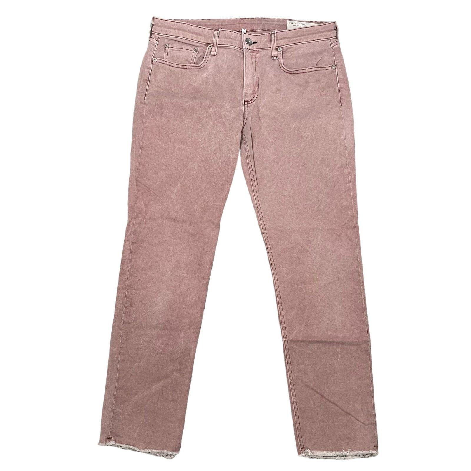 Rag & Bone Rag & Bone Dre Slim Boyfriend Jeans Light Plum Pink Size 29 Size 33" - 1 Thumbnail