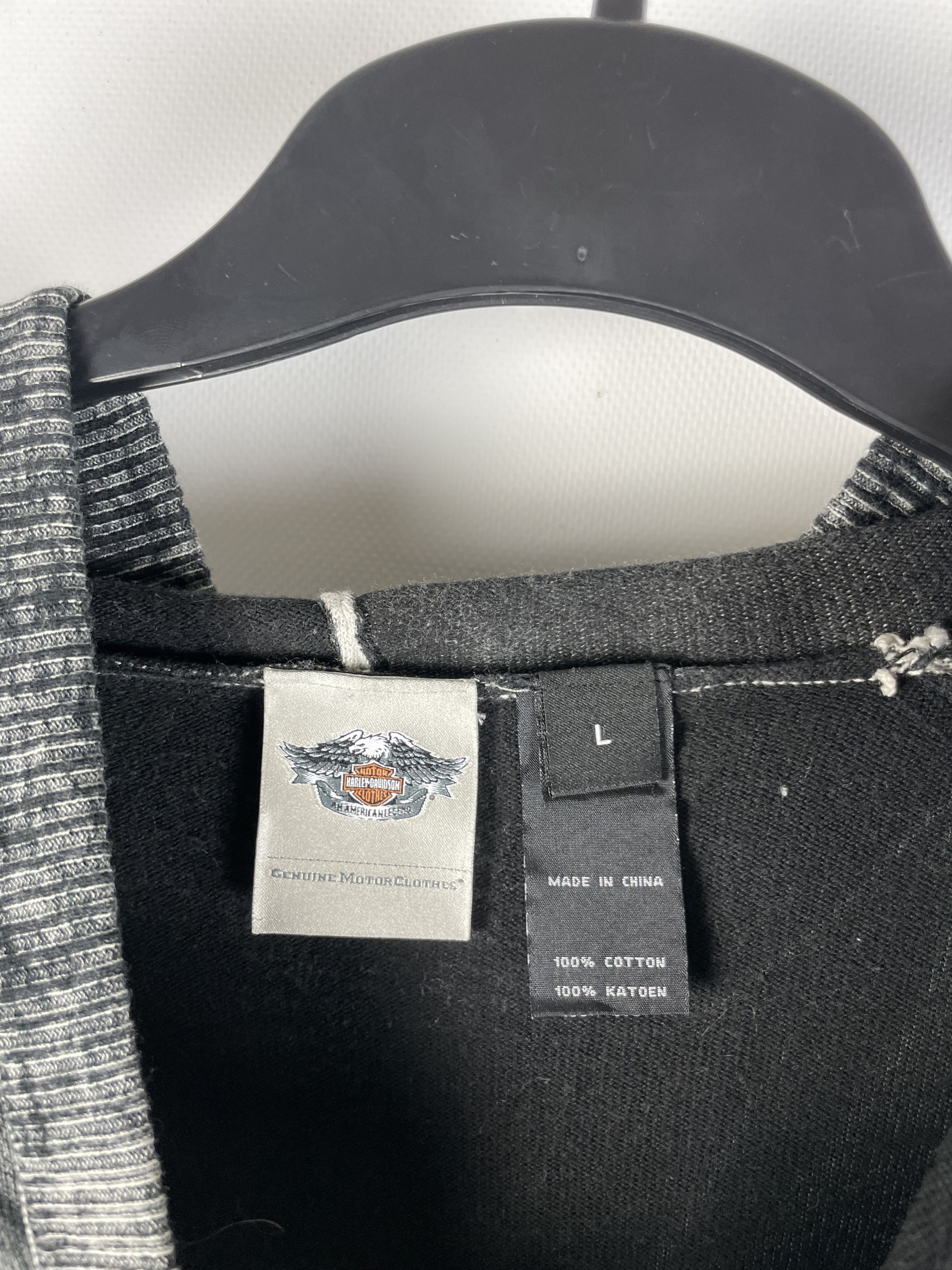 Harley Davidson Vintage Harley Davidson Zip Hoodies Motorcycle Size L / US 10 / IT 46 - 5 Thumbnail