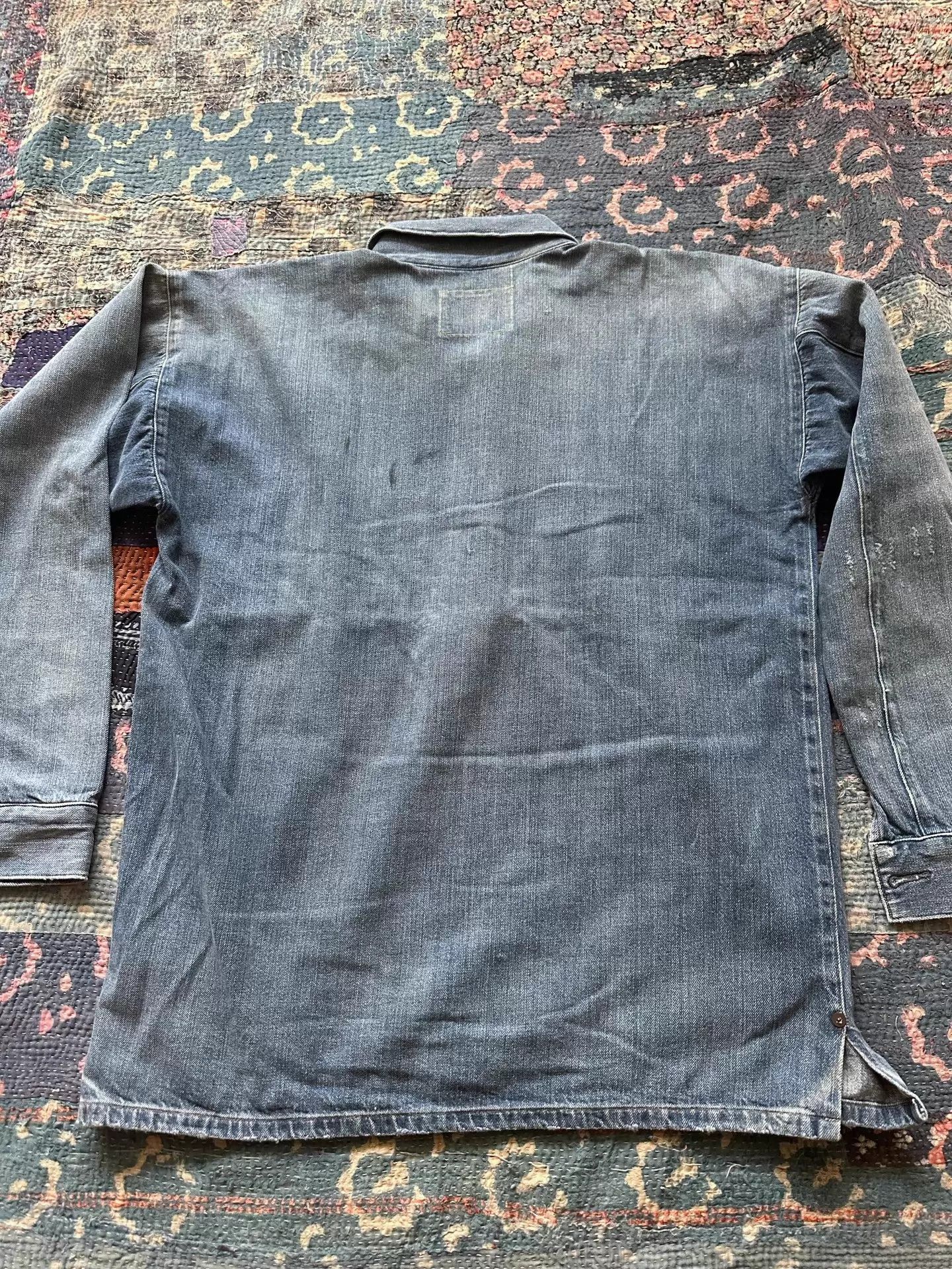 Louis Vuitton LVC Limited Vintage Distressed Denim Jacket M 300 Size US M / EU 48-50 / 2 - 2 Thumbnail