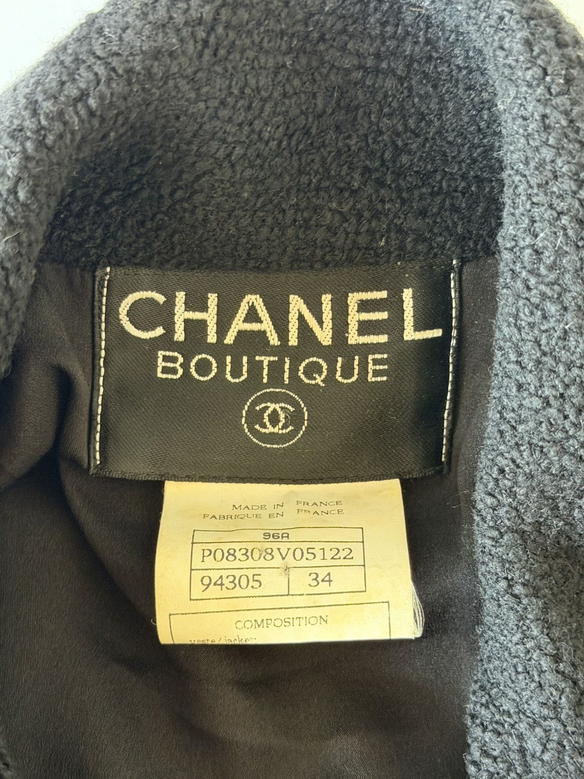 Chanel Chanel Black Double-Breasted CocoMark Gripoix Buttons Jacket Size XS / US 0-2 / IT 36-38 - 5 Thumbnail
