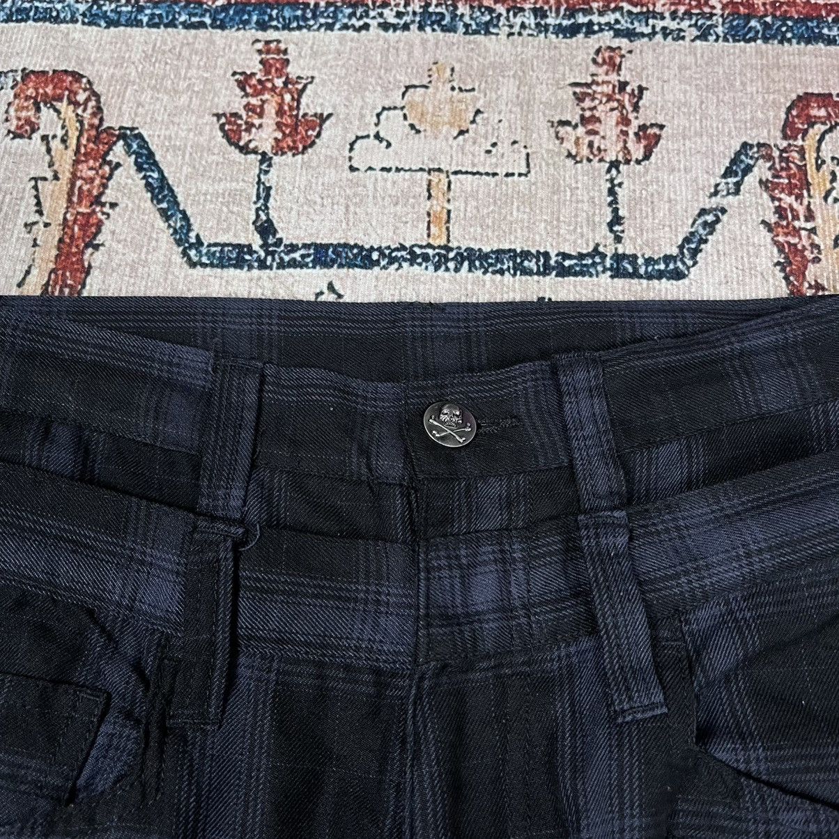 Japanese Brand Y2K Double Waist LGB Style Multi Pocket Tartan Size US 29 - 3 Thumbnail
