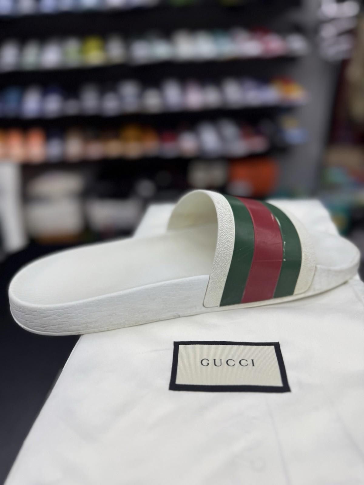 Gucci OG GG Gucci Men’s Slide Size 9G With Box Authentic Pre Owned Size US 9 / EU 42 - 7 Thumbnail