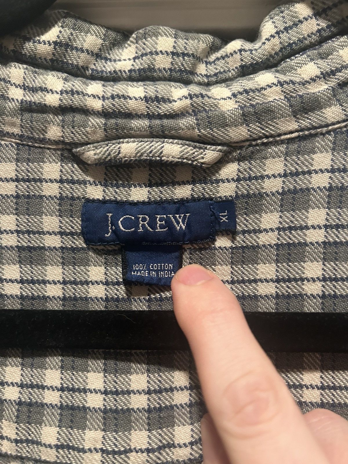 J.Crew 90s J Crew flannel Size US XL / EU 56 / 4 - 2 Thumbnail