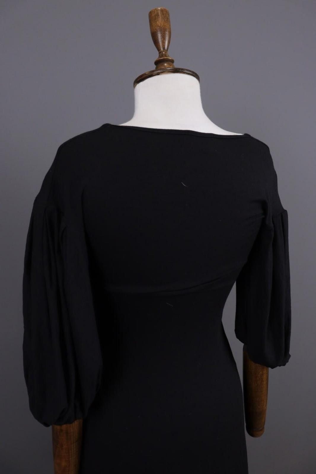 Just Cavalli Just Cavalli Black Designer Wool Evening Dress Sz 40/ XS