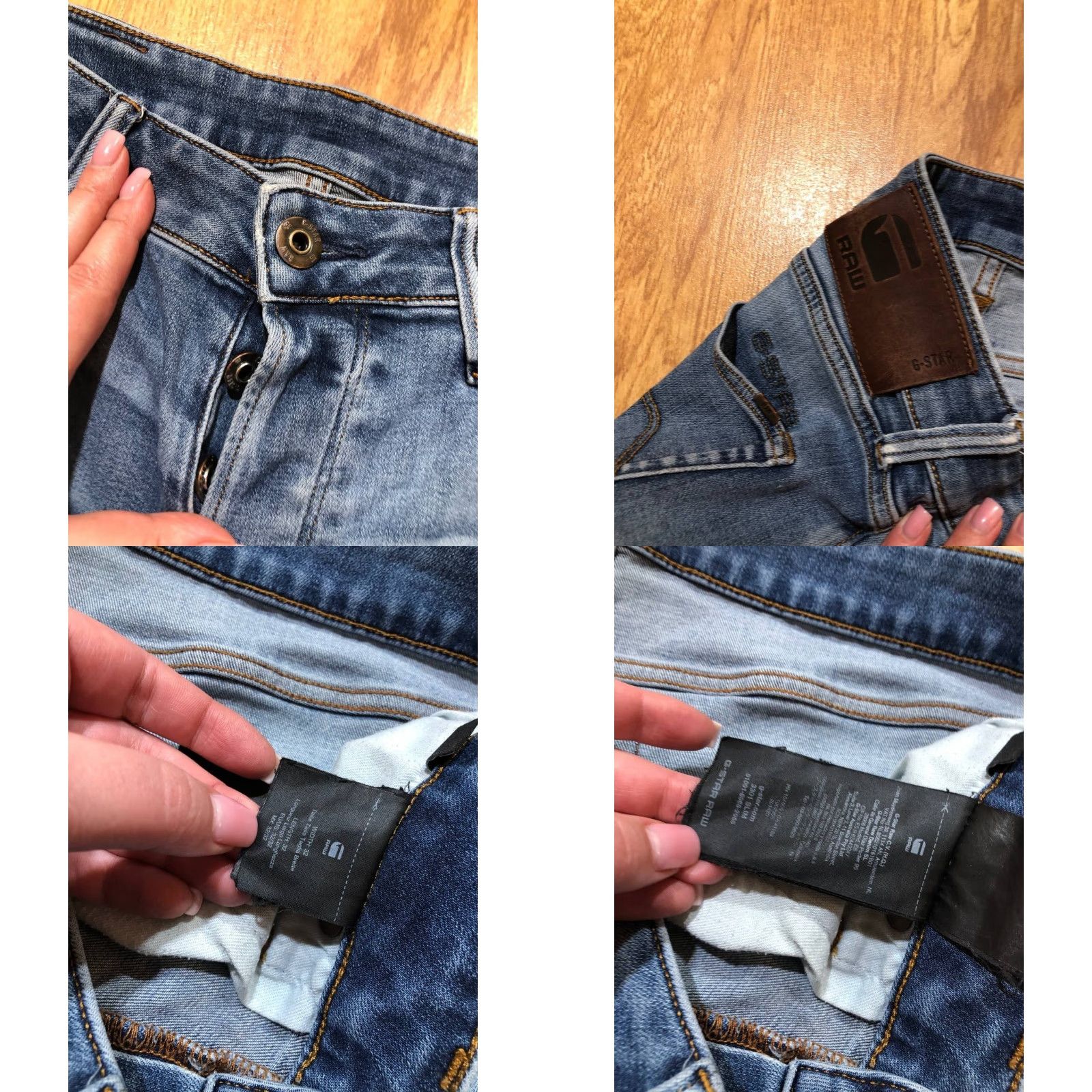 ラッキー G-Star 3301 Jeans Straight 32x32 MENS Regular Denim Blue 5-Pocket
