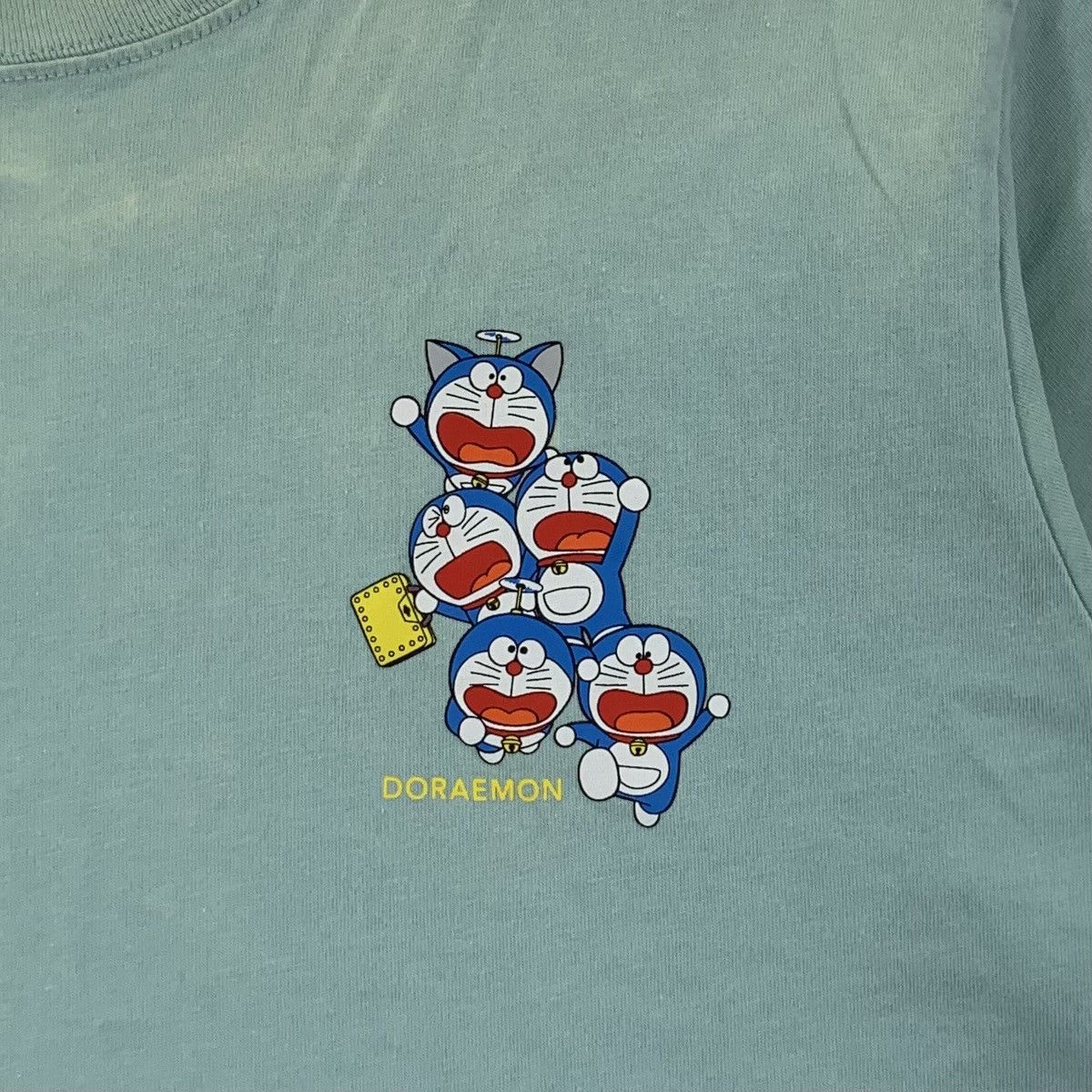 GU GU x DORAEMON ANIME Natural Sun Faded Tee Shirt Size L / US 10 / IT 46 - 3 Thumbnail