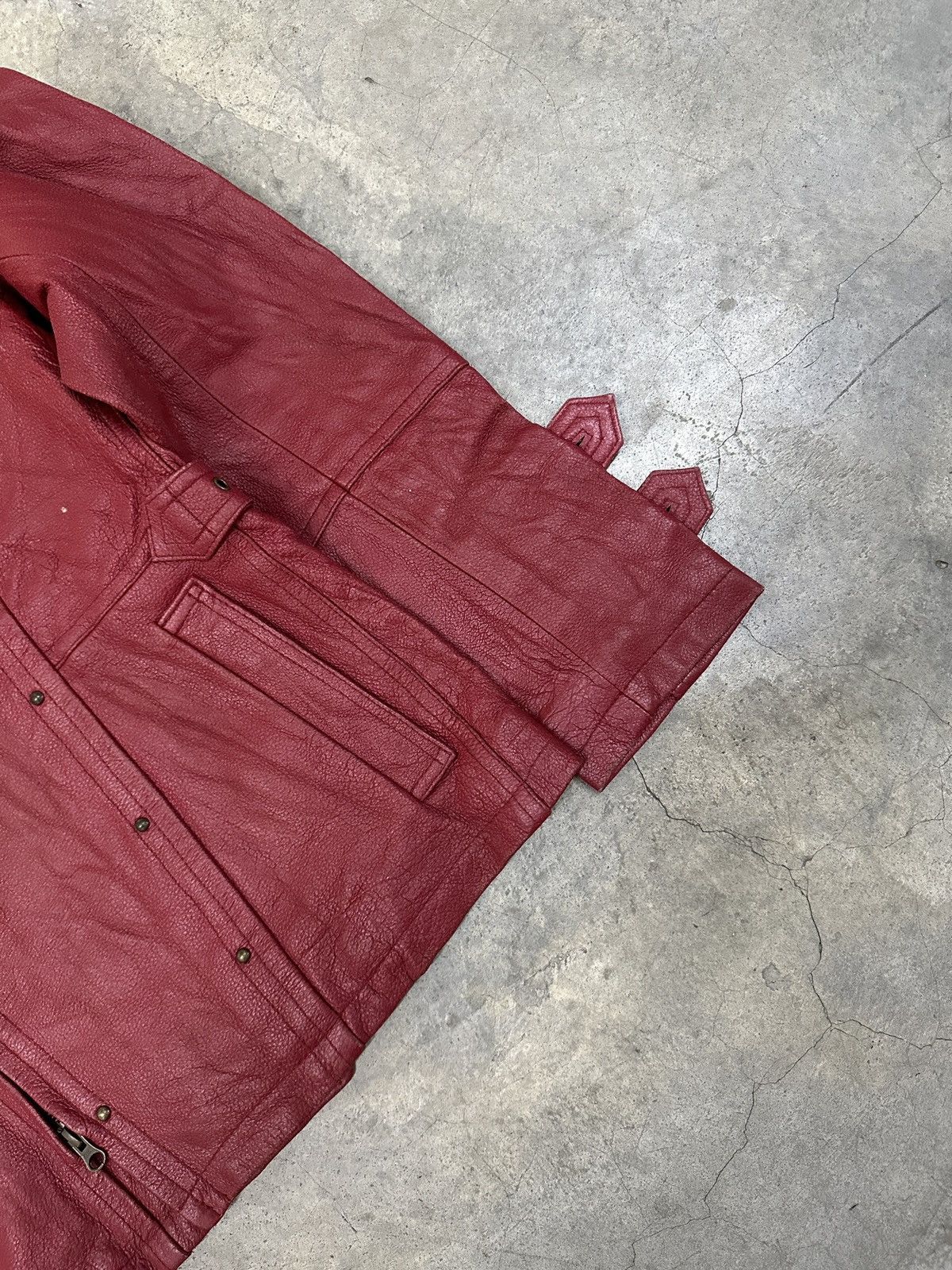 Japanese Brand × Tornado Mart 🔥RARE🔥 Vintage Tornado Mart Leather Jacket Size US S / EU 44-46 / 1 - 7 Thumbnail