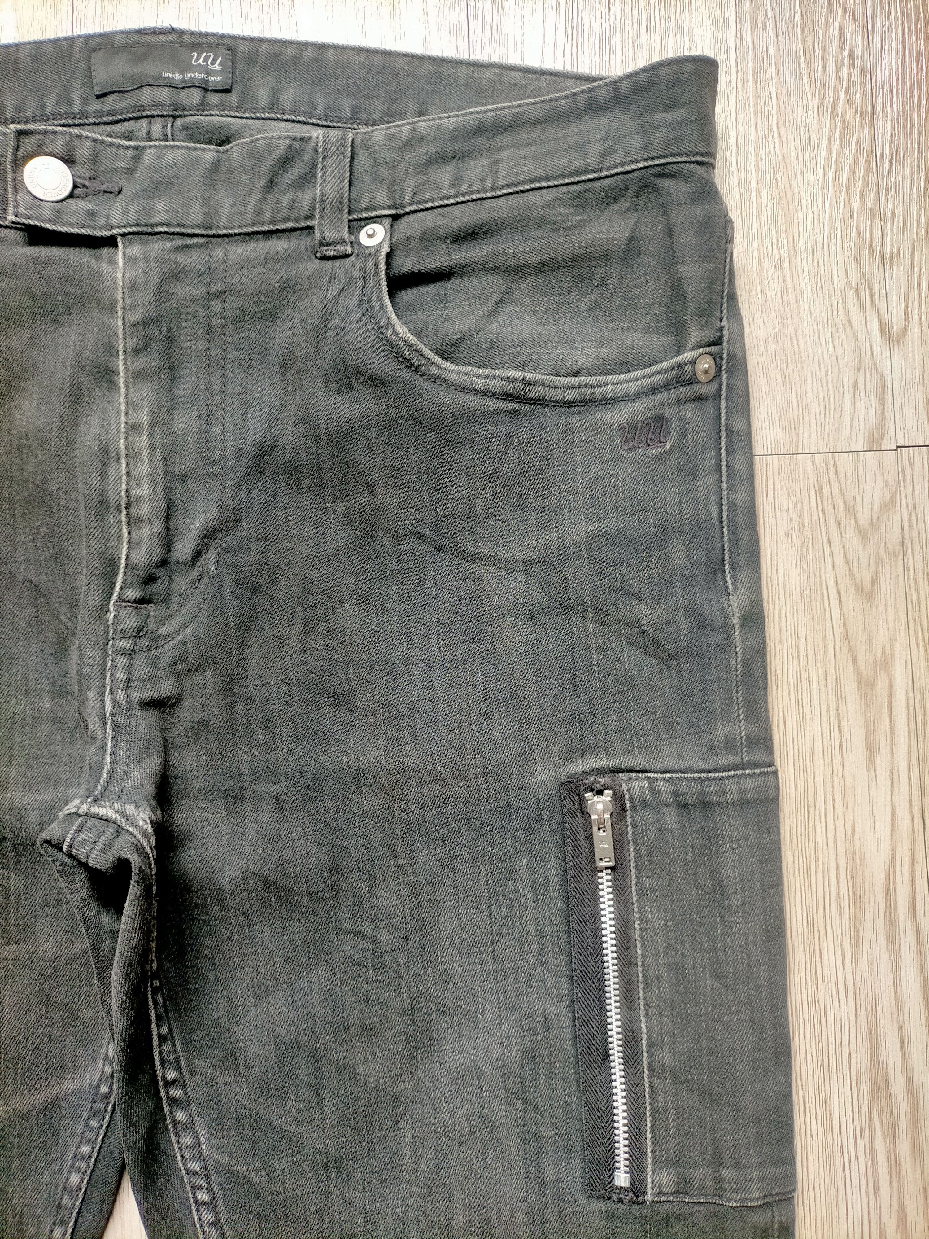 Undercover Undercover Uniqlo Black Skinny Jeans Size US 33 - 6 Thumbnail