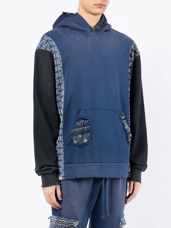 Alchemist Alchemist Patchwork detail cotton hoodie Size US XXL / EU 58 / 5 - 3 Thumbnail