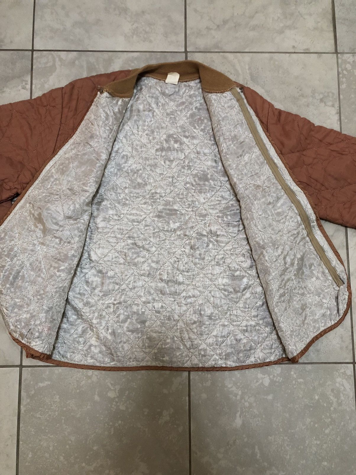 Vintage Rare vintage 70s quilted bomber jacket Size US L / EU 52-54 / 3 - 6 Thumbnail