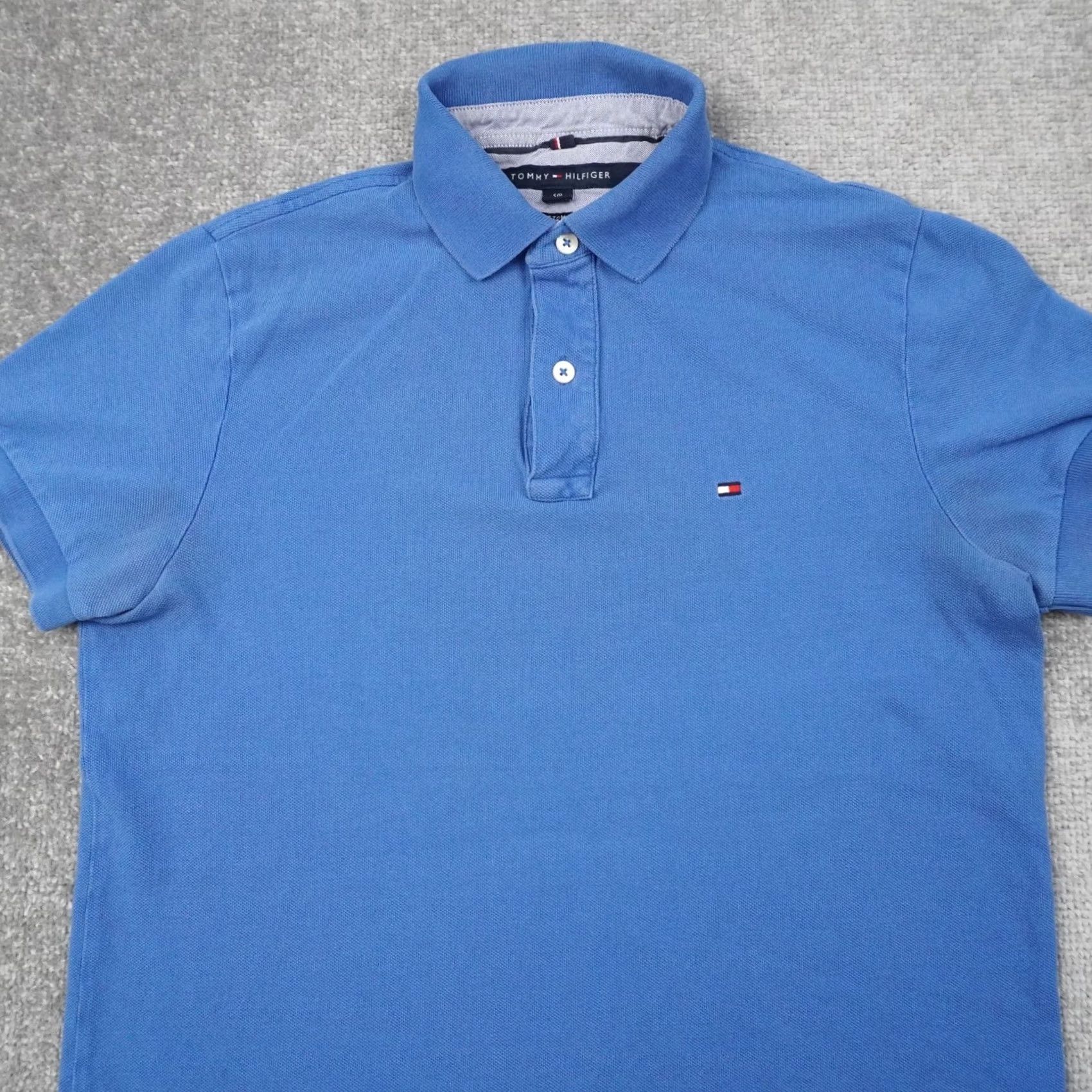Tommy Hilfiger Tommy Hilfiger Polo Shirt Mens Small Blue Short Sleeve Collared Button Logo Classic Size US S / EU 44-46 / 1 - 6 Thumbnail