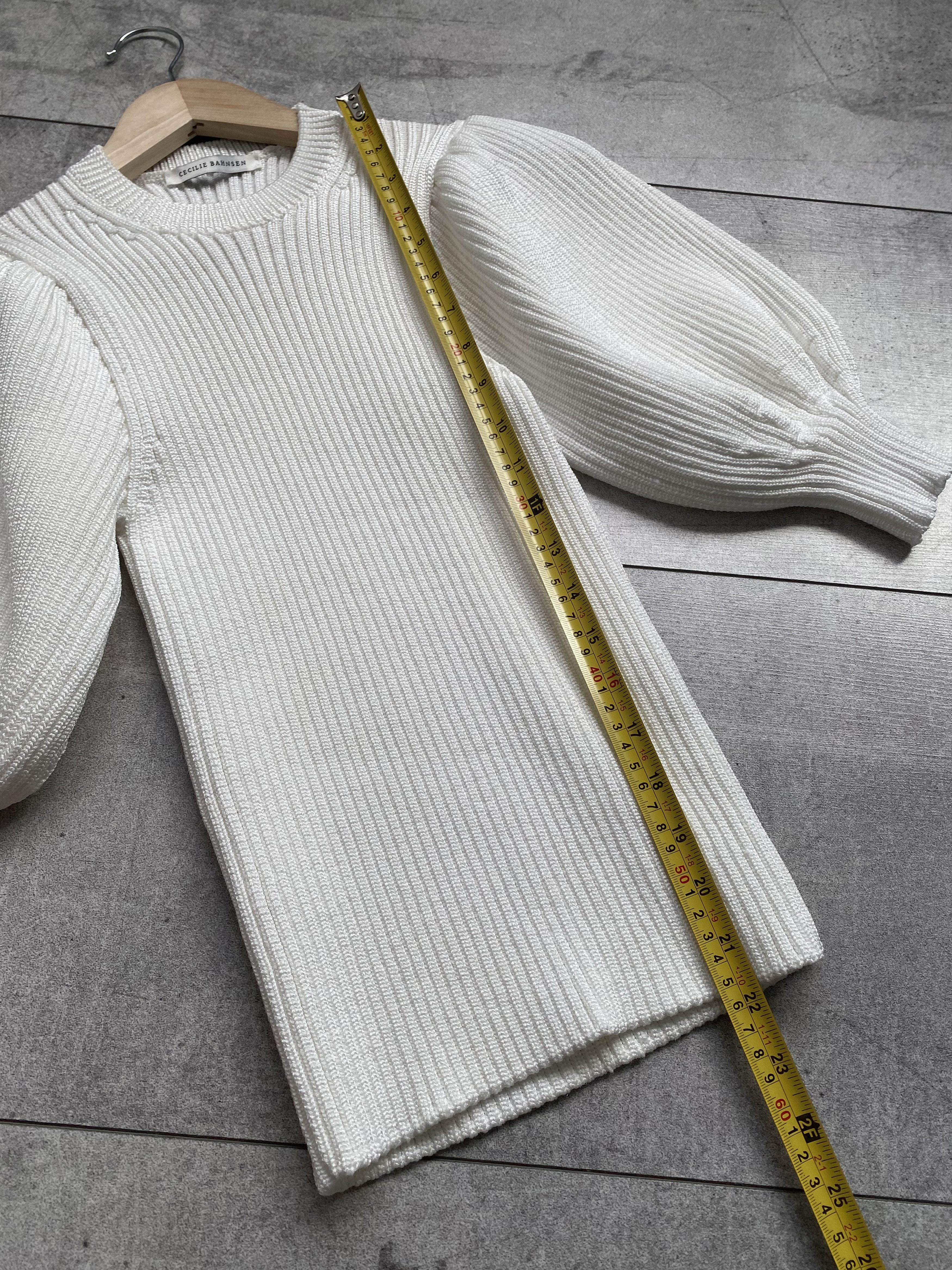 Other Cecilie Bahnsen Maddy Puff-Sleeve Knit Top Size S / US 4 / IT 40 - 11 Thumbnail
