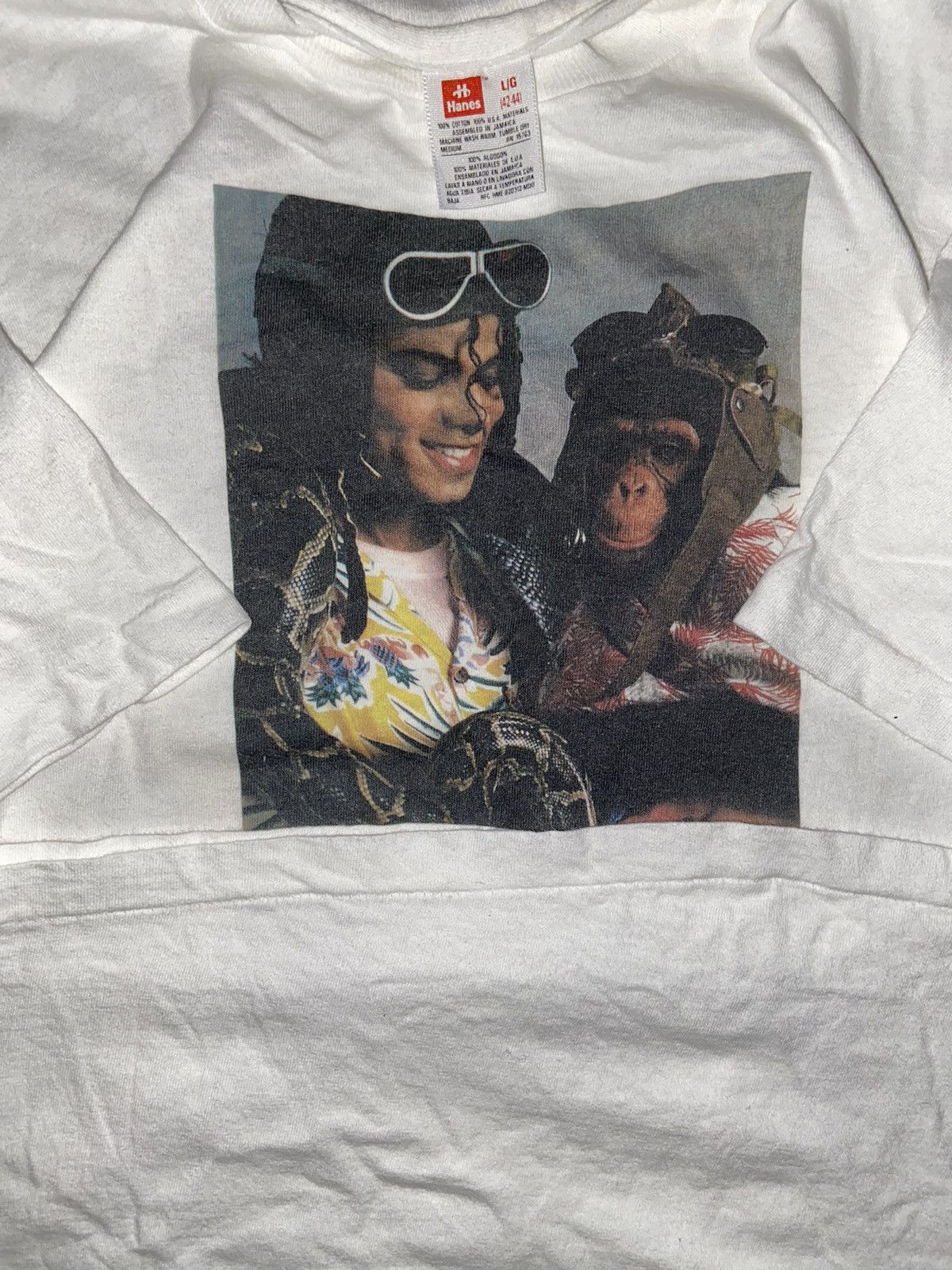 Band Tees × Rap Tees × Vintage VINTAGE PHOTO TEE MICHAEL JACKSON Size US S / EU 44-46 / 1 - 5 Thumbnail
