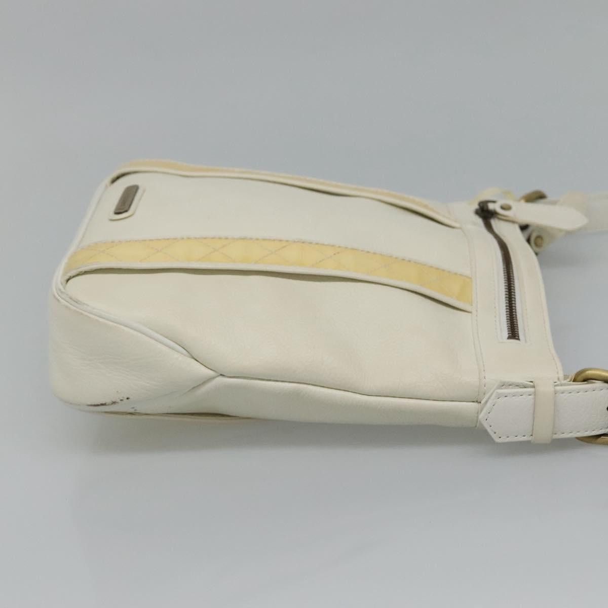 Burberry Burberry Shoulder Bag Leather White Size ONE SIZE - 4 Thumbnail