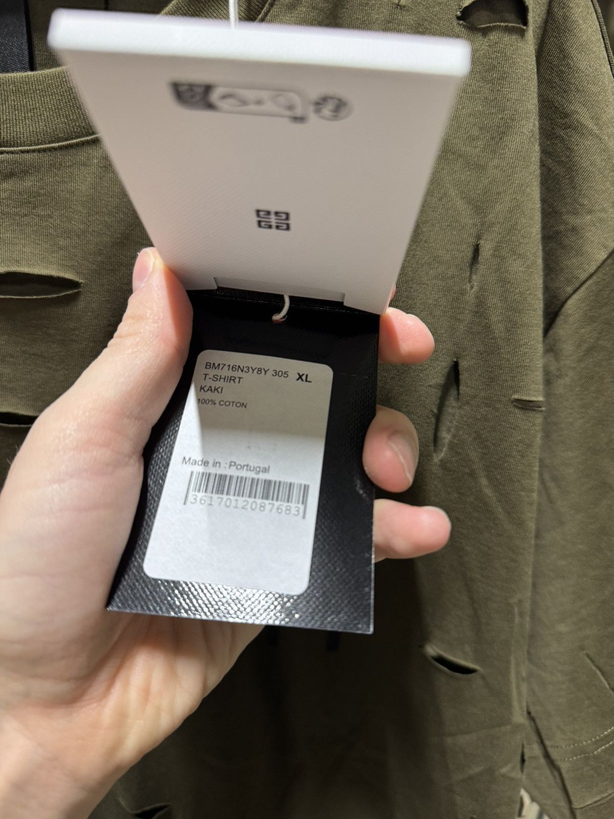Givenchy Givenchy Cut Out T-Shirt NEW 900$ Size US XL / EU 56 / 4 - 3 Thumbnail