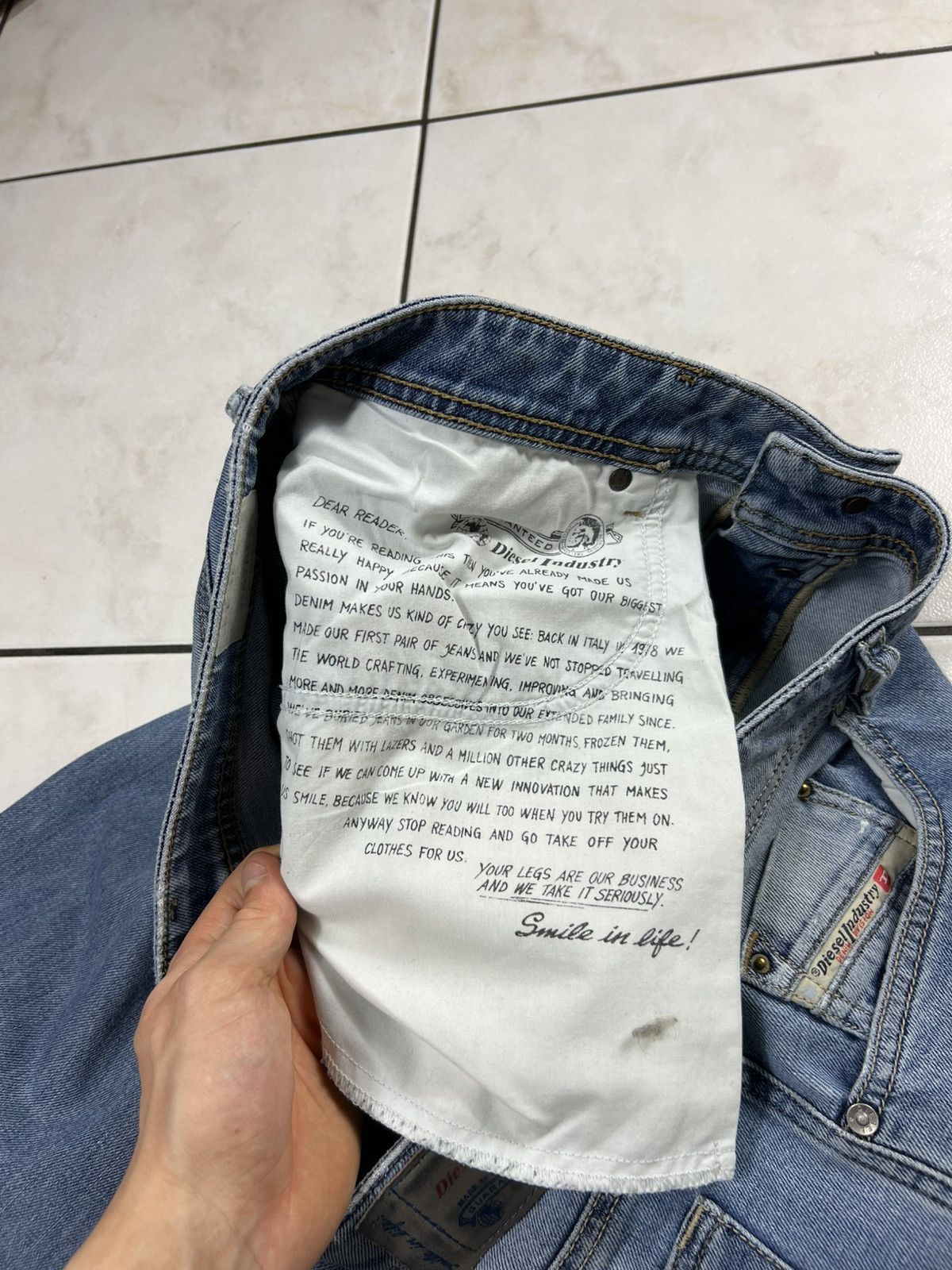 Diesel Vintage Diesel Waykee y2k distressed denim washed jeans pant Size US 34 / EU 50 - 17 Thumbnail