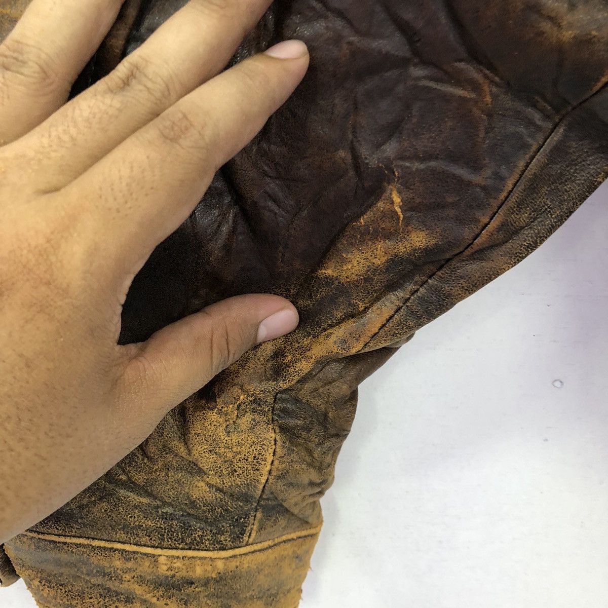 Japanese Brand Vintage Sub Urban Tokyo Sheepskin Leather Jacket Size US M / EU 48-50 / 2 - 17 Thumbnail