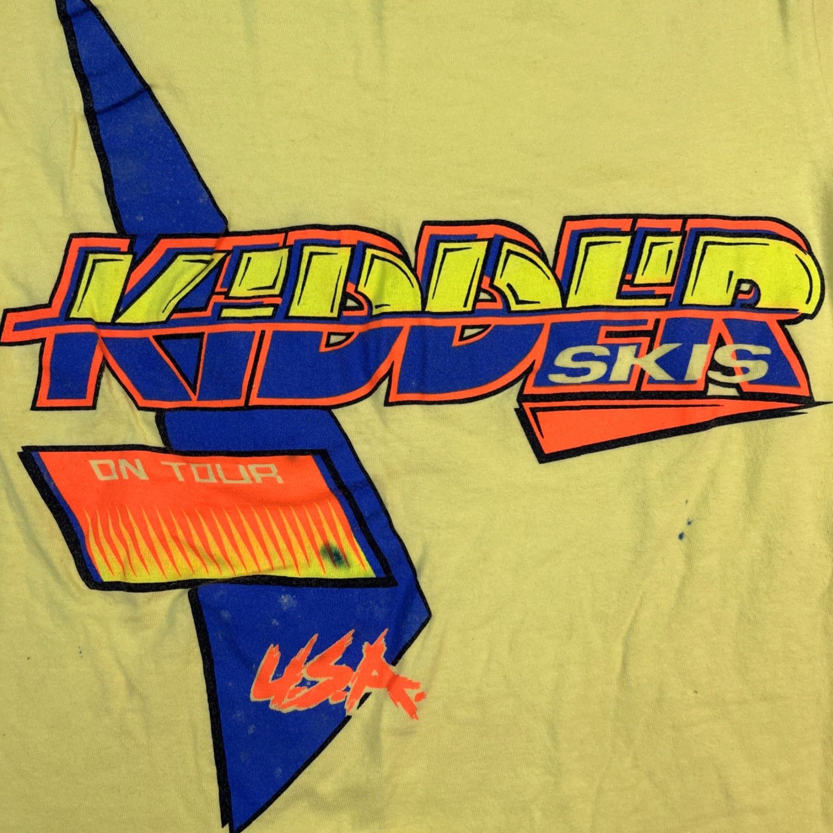 Hanes Hanes Beefy-T Shirt Men’s S Yellow Kidder Skis Stitch Graphic Single Stitch Hanes Beefy-T T-Shirt Men’s Small Yellow Ski Gift Womens Mens Size US S / EU 44-46 / 1 - 2 Thumbnail