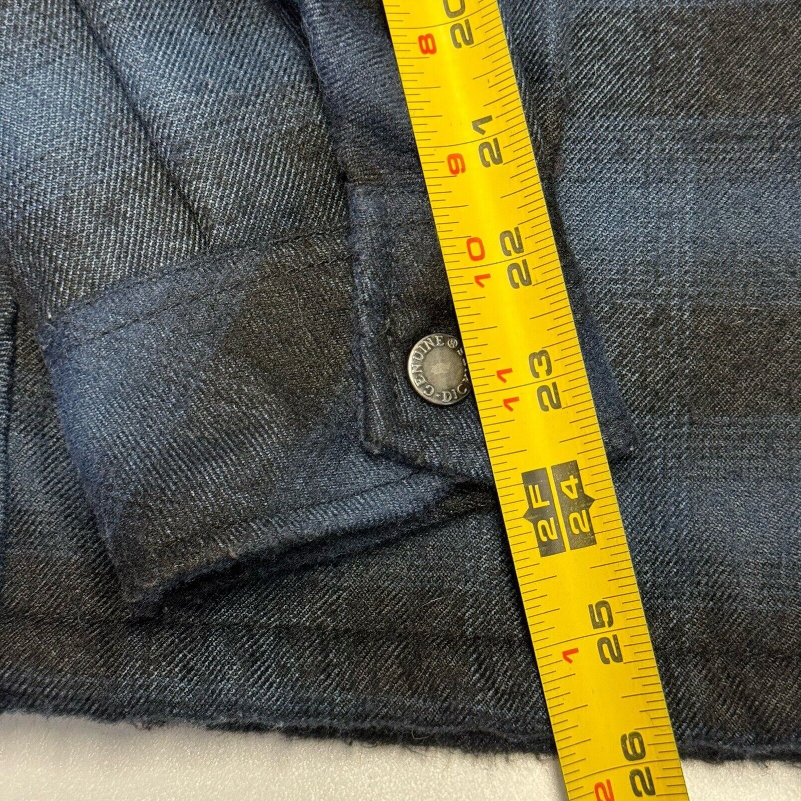 Dickies Dickies Flannel Jacket Mens Small Blue Plaid Button Up Hoode Size US S / EU 44-46 / 1 - 8 Thumbnail