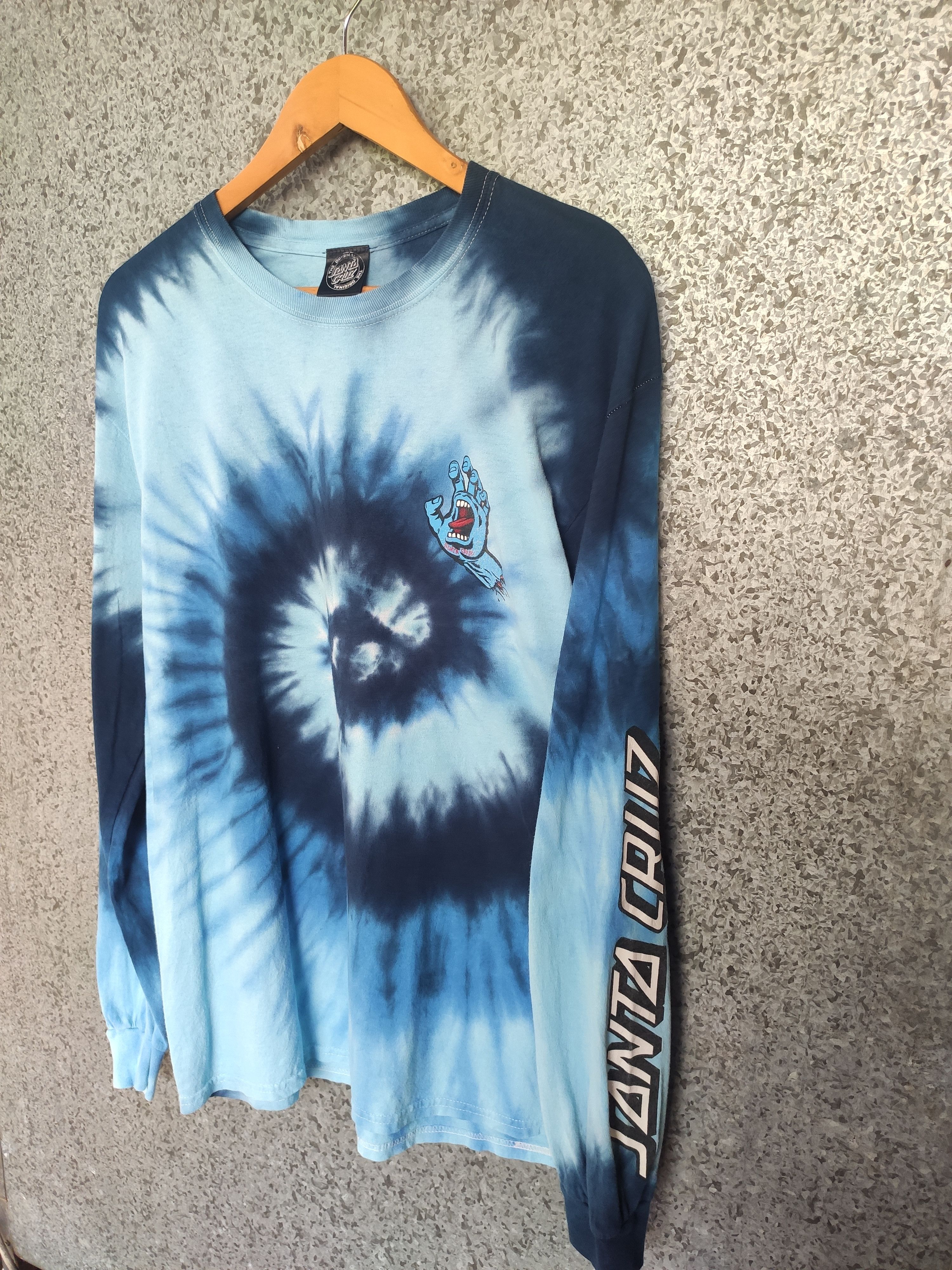 Santa Cruz Skateboards 🔥 Vintage Santa Cruz t shirt long sleeve tye dye Size US L / EU 52-54 / 3 - 6 Thumbnail