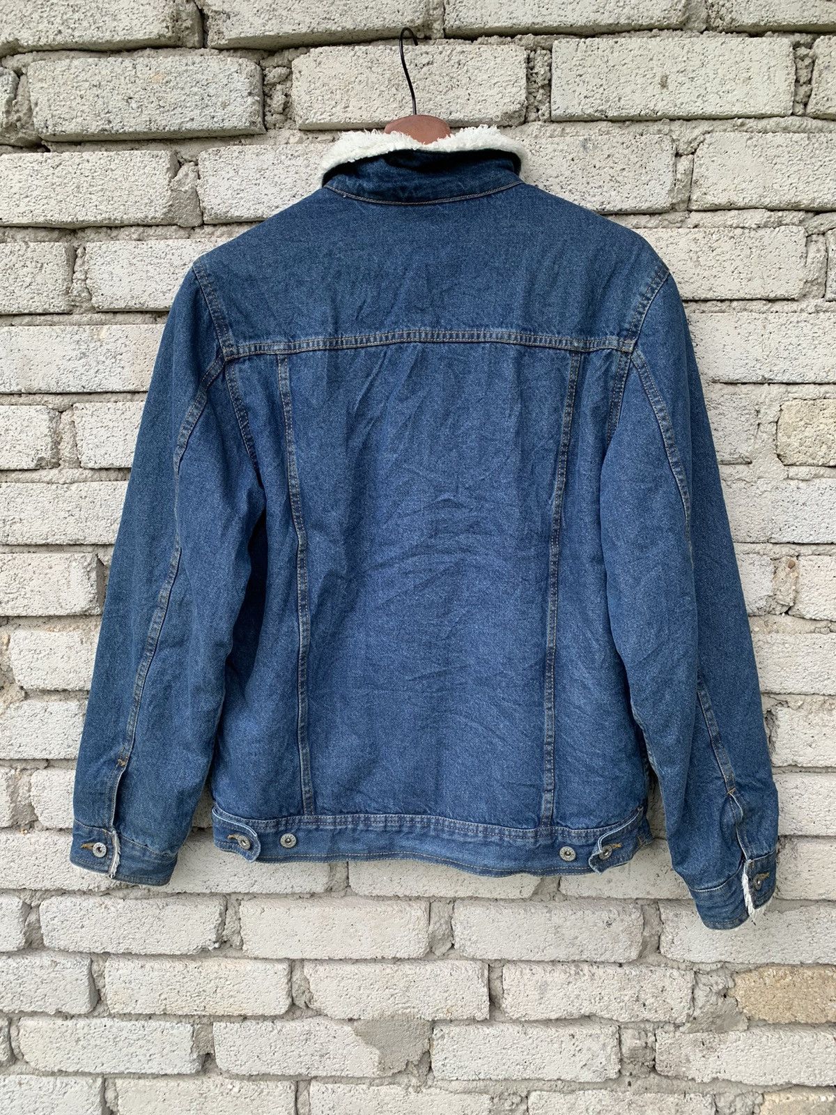 Japanese Brand × Other 🔥Steals🔥 HALHAM Denim Sherpa Lined Jacket Size US L / EU 52-54 / 3 - 5 Thumbnail