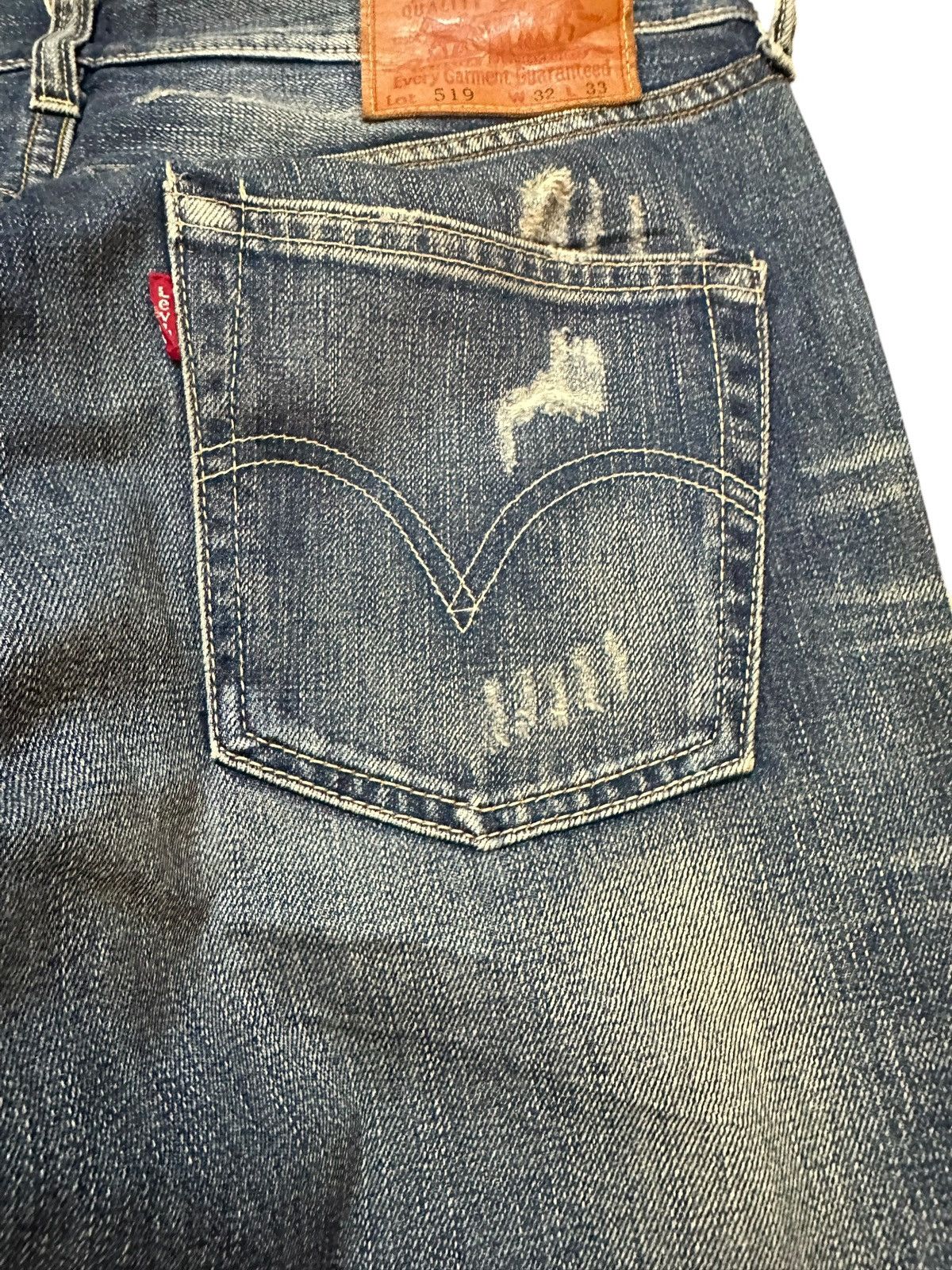 Levi's Vintage Clothing Vintage Levi’s 519 Slim Mudwash Grunge Distressed Denim Size US 32 / EU 48 - 5 Thumbnail