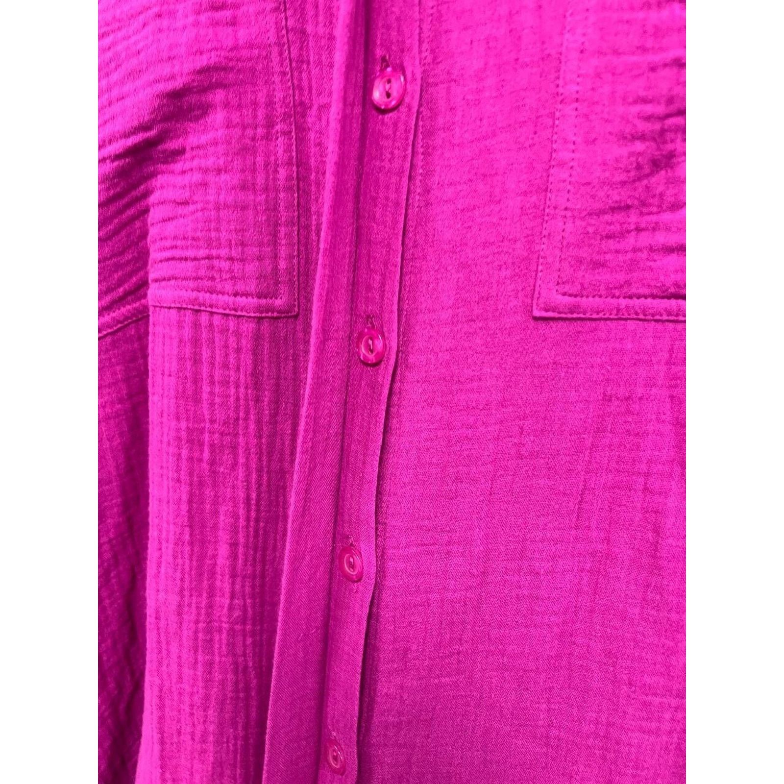 Young Fabulous & Broke Young Fabulous & Broke Fuchsia Gauze Cotton Size XS A000020 Size XS / US 0-2 / IT 36-38 - 8 Thumbnail